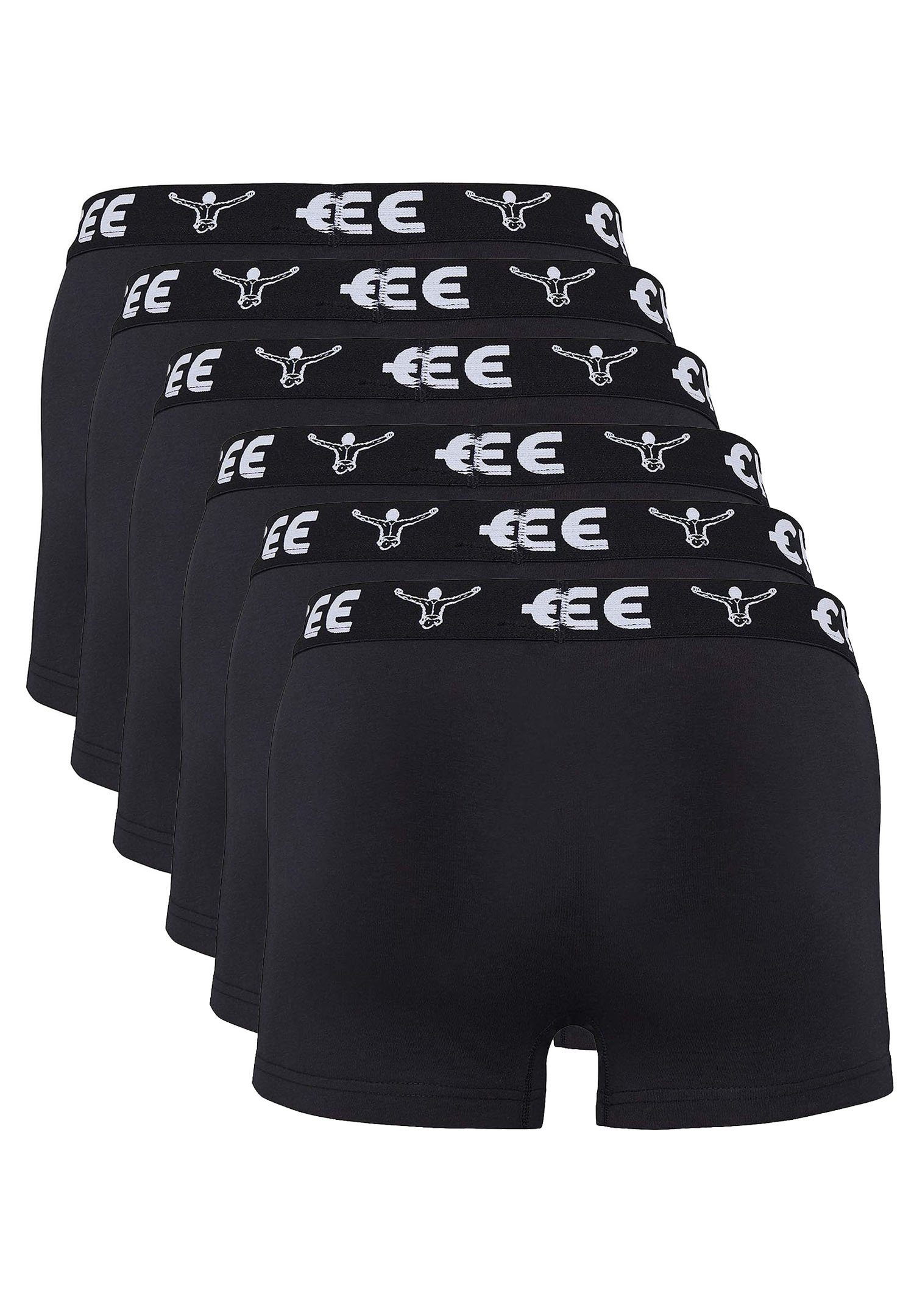 Chiemsee Boxershorts 6er-Pack) Black (Spar-Pack, Trunks 6-St., 6P Boxer