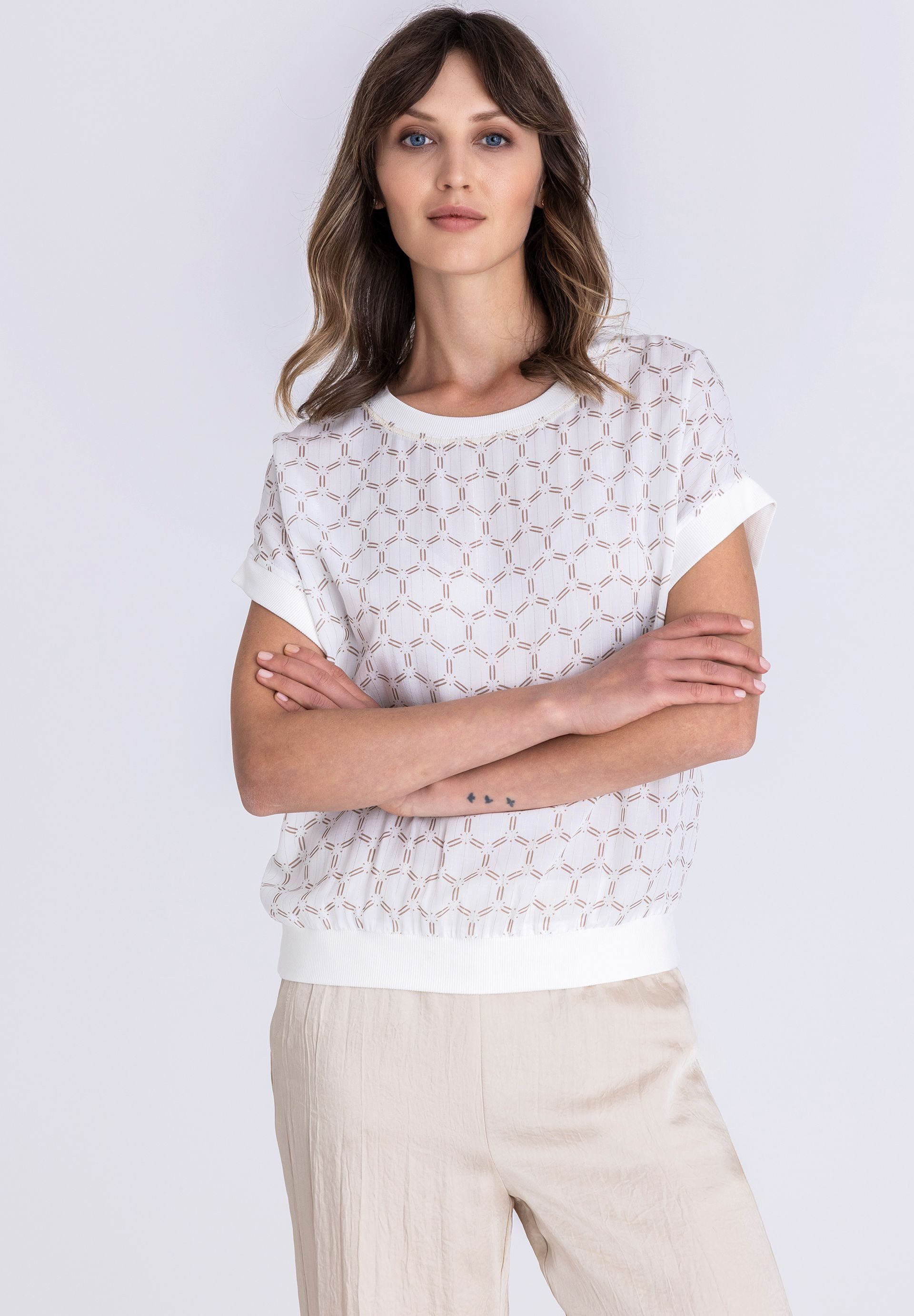 TUZZI Blusenshirt mit Bundabschluss günstig online kaufen