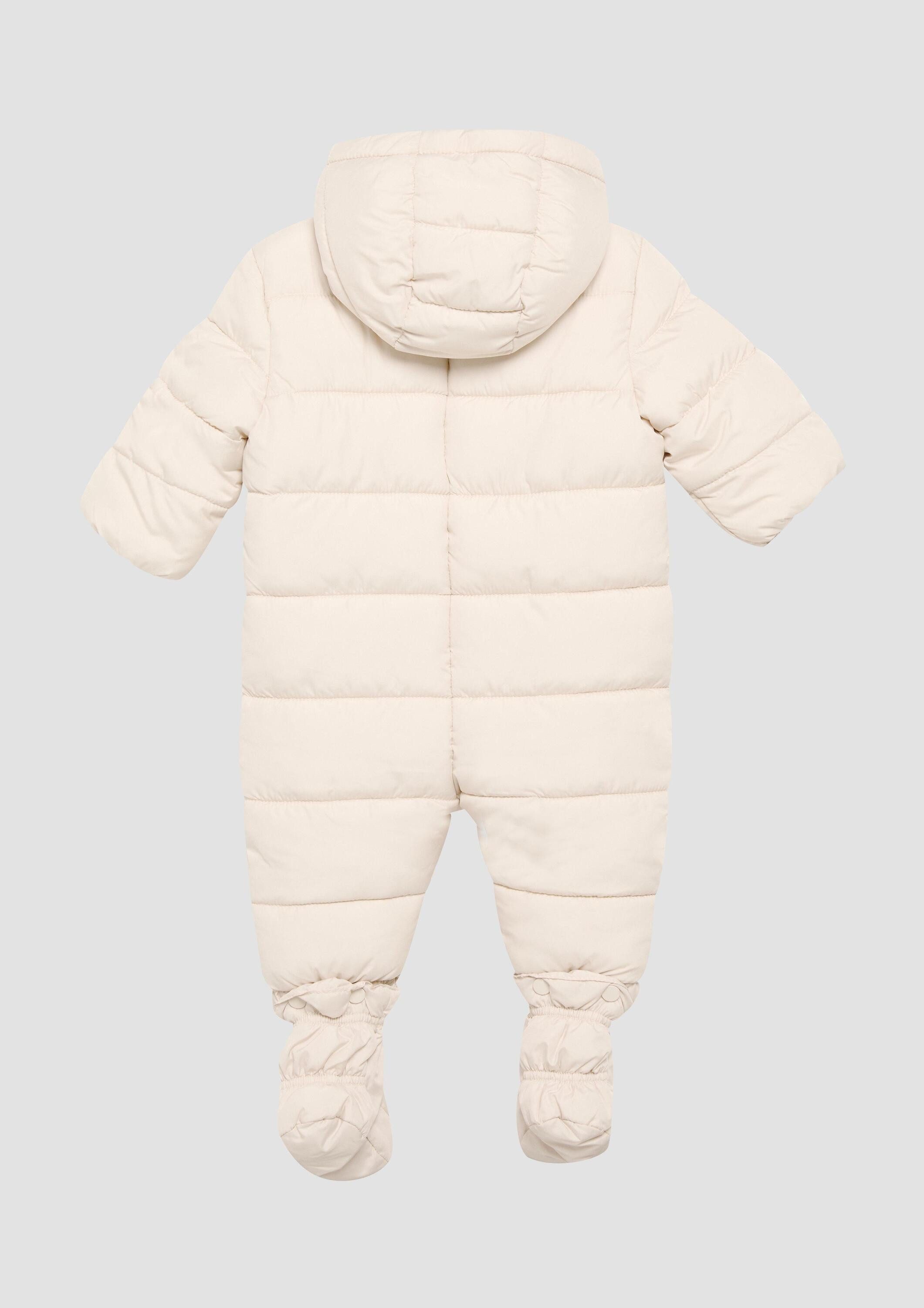 s.Oliver Jumpsuit Overall Schneeanzug mit abnehmbaren Füsschen und samtigem Fleecefutter