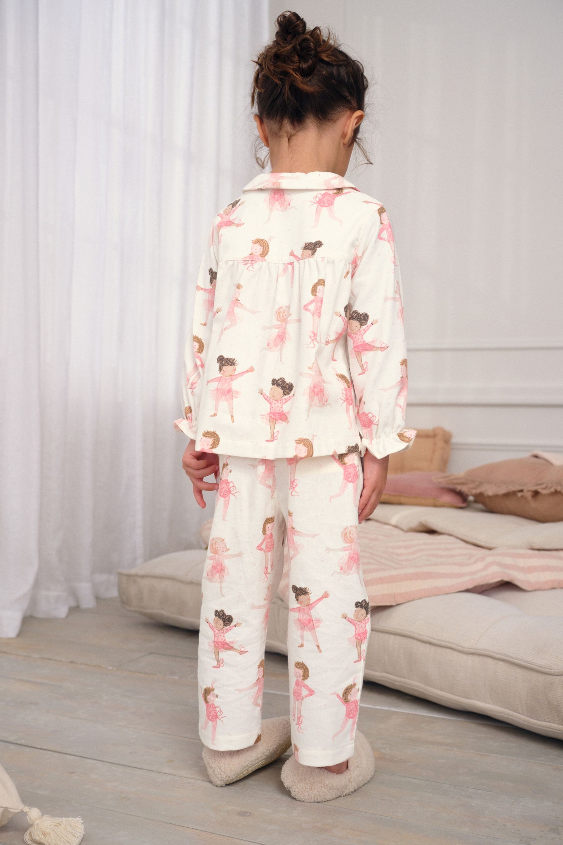 Next Pyjama Pyjama aus Webstoff mit durchgehender Knopfleiste (6 tlg) – Bild 2 von 5