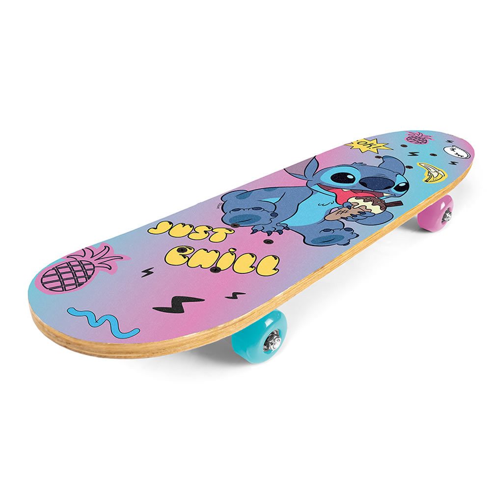 Stitch Skateboard 61 cm – Kinder Holz Skateboard 24 Zoll Funboard, Kinder Skateboard, rutschfeste Oberfläche, 9-lagiges Ahornholz – Bild 4 von 5