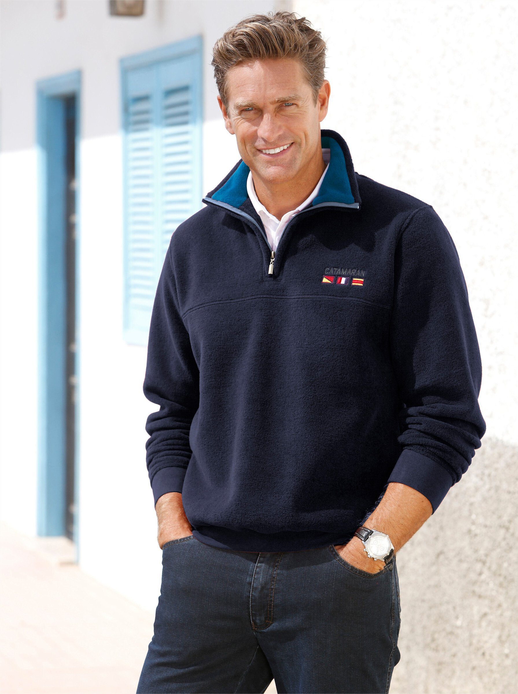 Witt Fleeceshirt Fleecepullover Langarm