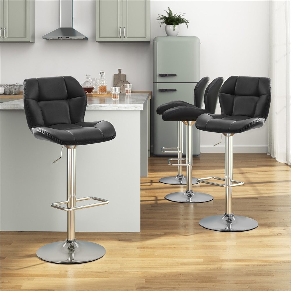 Yaheetech Barhocker (4 St), 1/2/4/6er-Set Barstühle Küchenstühle Bistrohock günstig online kaufen