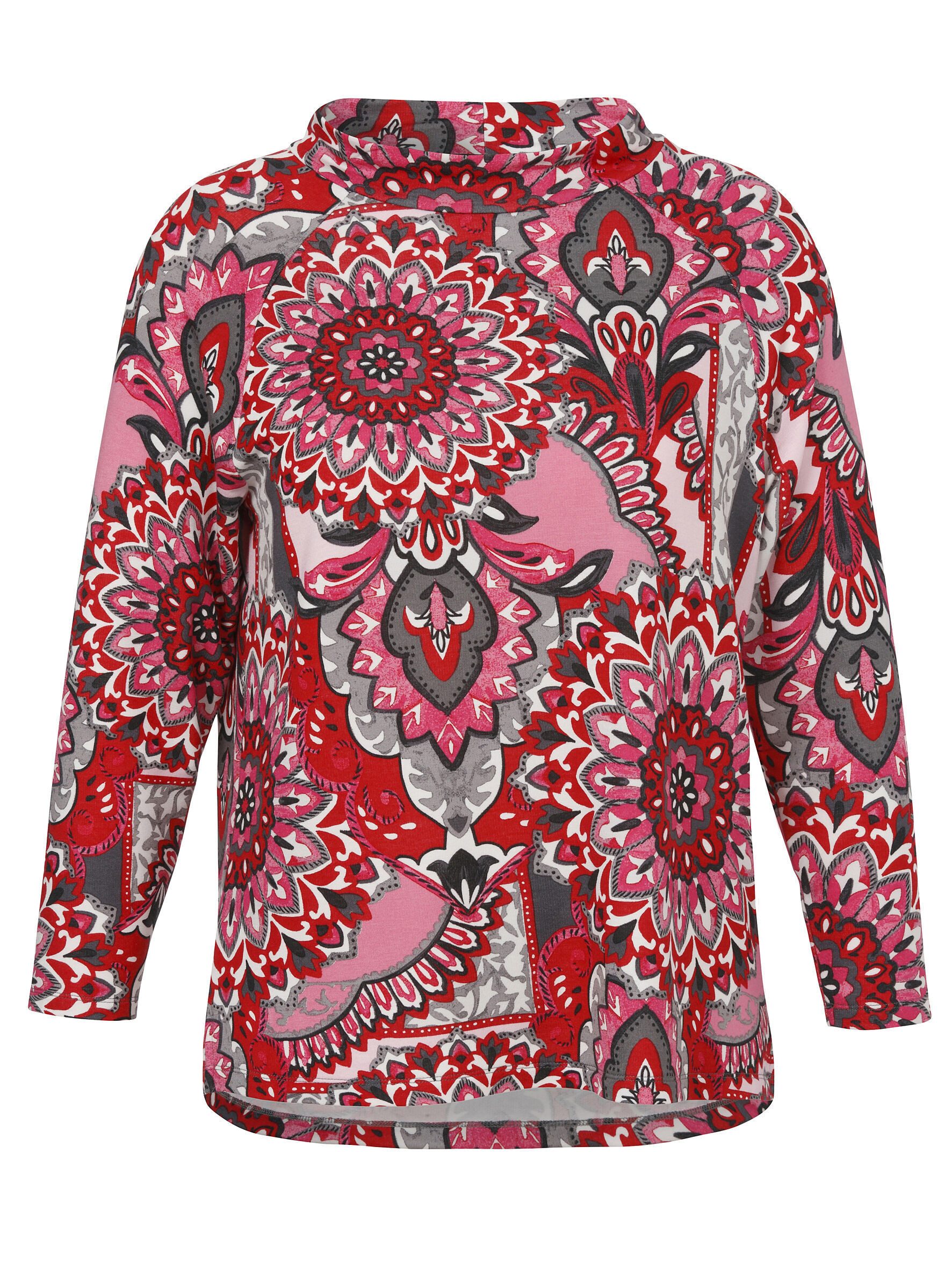 VIA APPIA DUE Sweatshirt (1-tlg) mit floralem Print günstig online kaufen