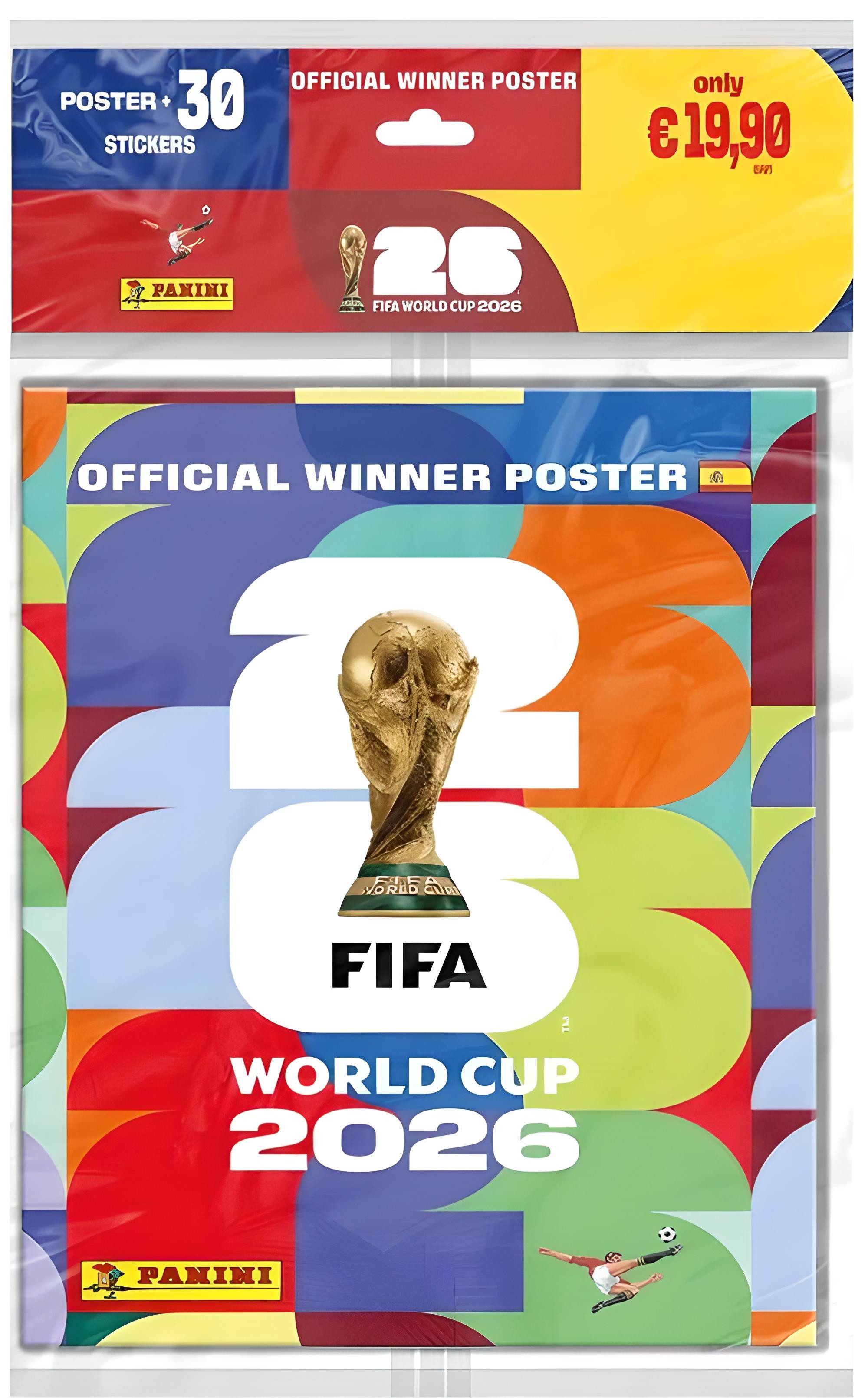 Panini Sammelkarte 2026 FIFA World Cup Sticker Gewinner Set DE