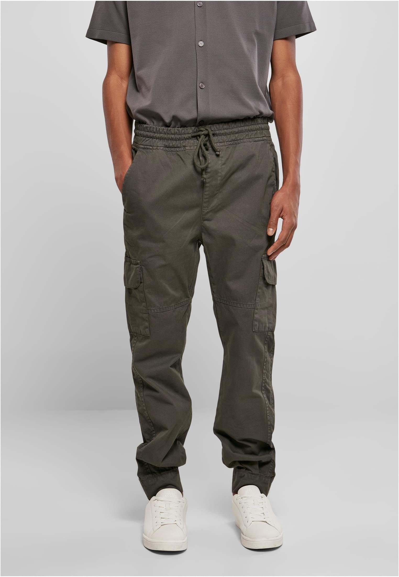 URBAN CLASSICS Cargohose Herren Military Jogg Pants (1-tlg) Darkshadow 2457