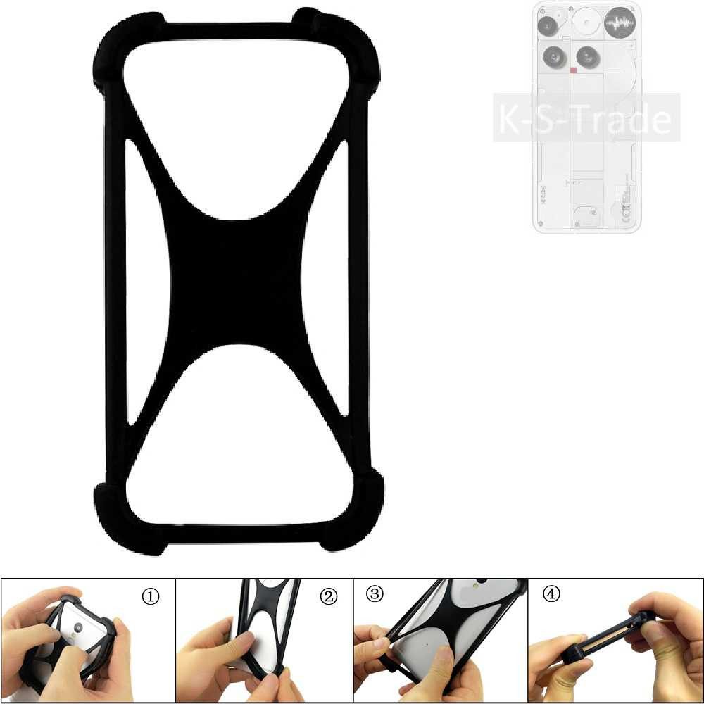 K-S-Trade Handyhülle für Nothing Phone (3), Handy-Hülle Schutz-Hülle Silikon Bumper TPU Softcase Smartphone