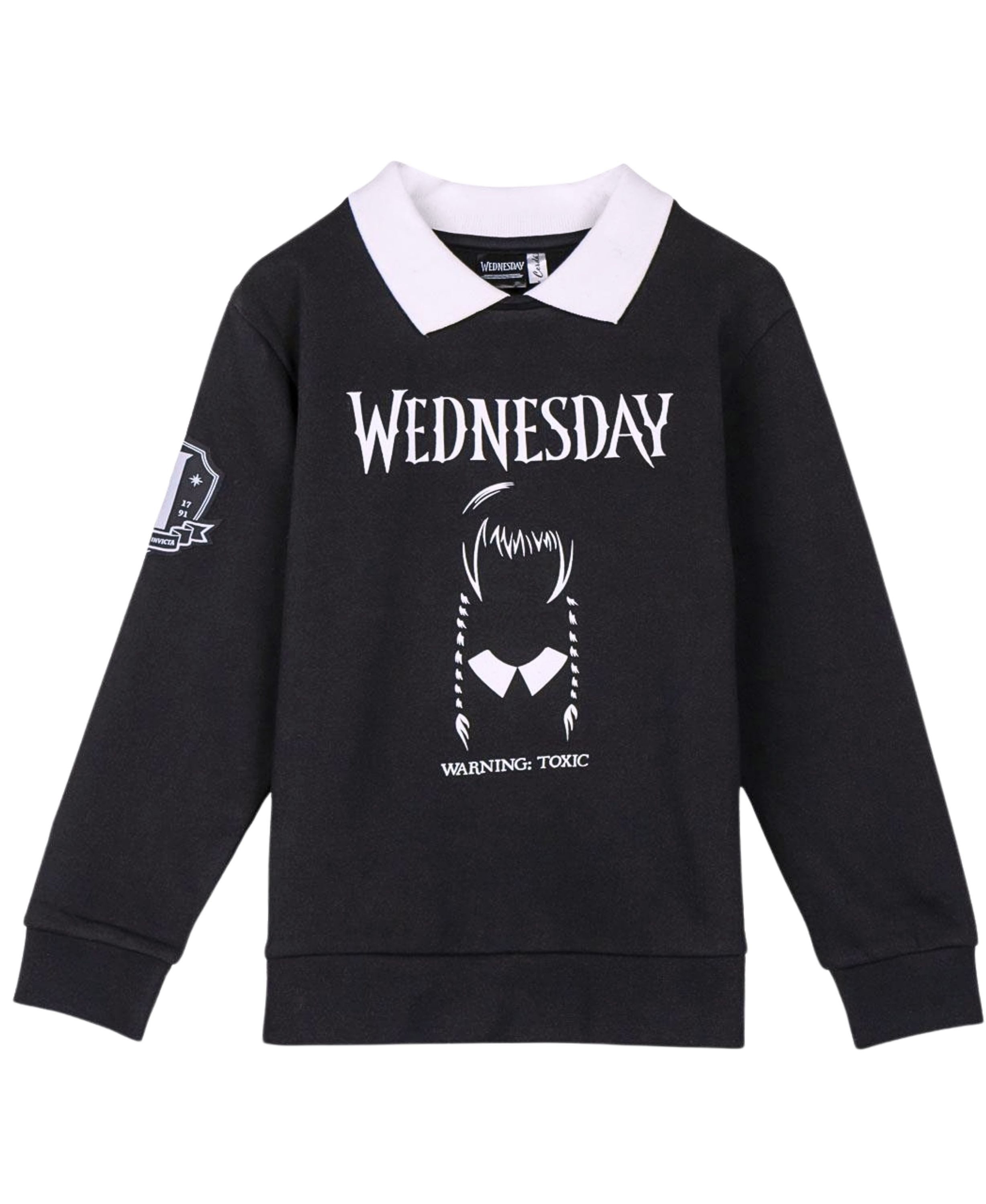 Cerdá Sweatshirt WARNING TOXIC Mädchen Sweat-Pullover mit Kragen Größe 128 -158 cm