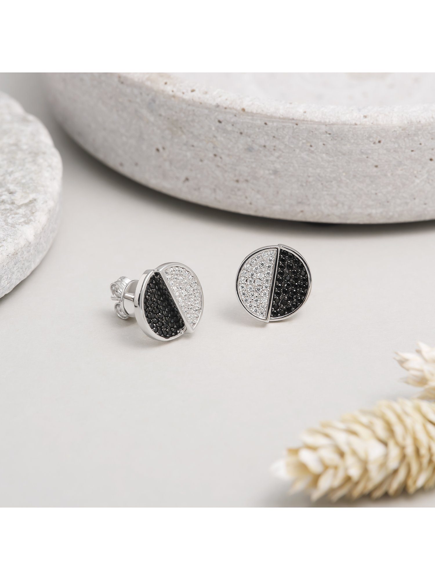 JETTE Paar Ohrstecker JETTE Damen-Ohrstecker 925er Silber 124 Zirkonia, OPP günstig online kaufen