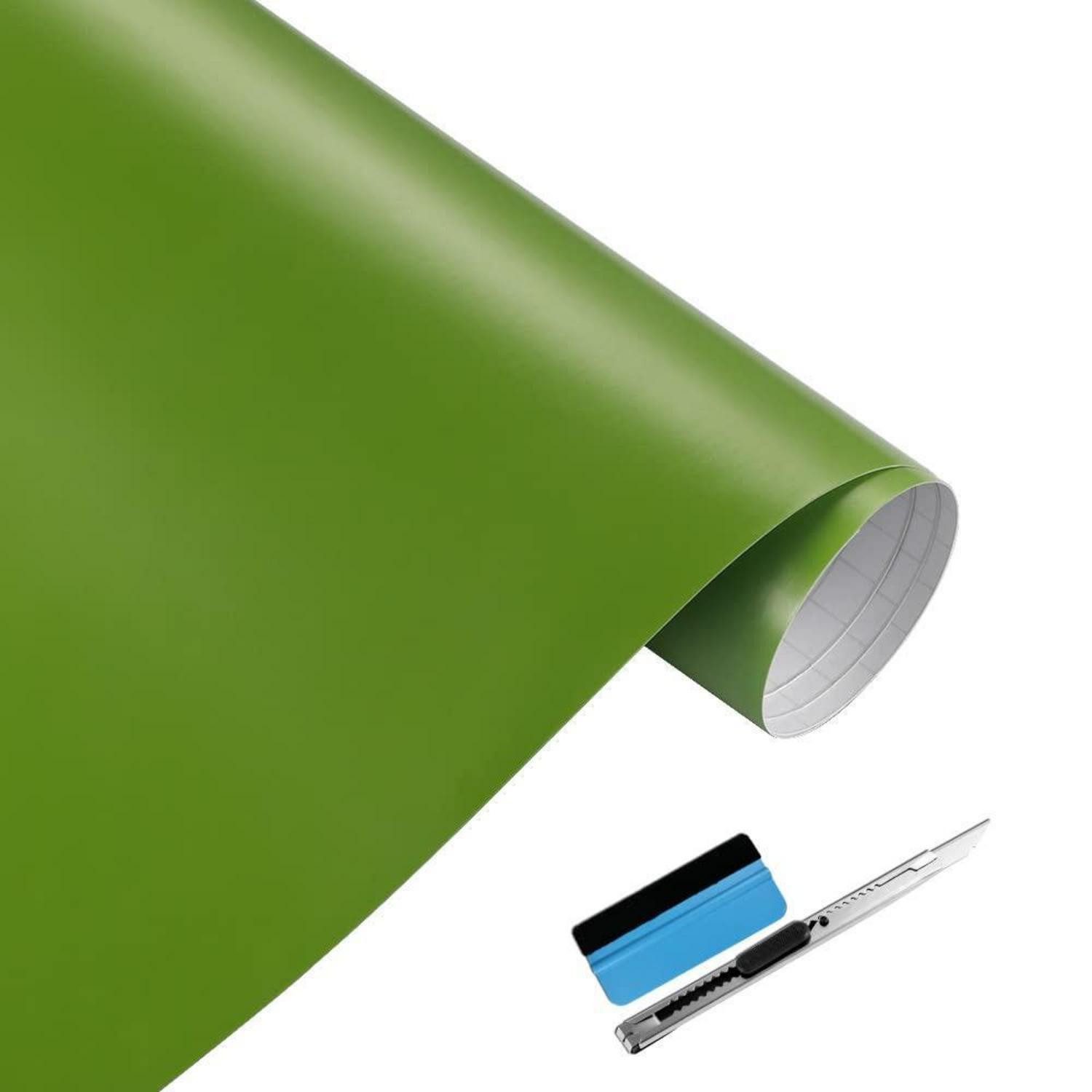 LuxusKollektion Lackschutzfolie Vinylfolie Selbstklebefolie Auto Luftablassblase Grün 50cm x 150cm