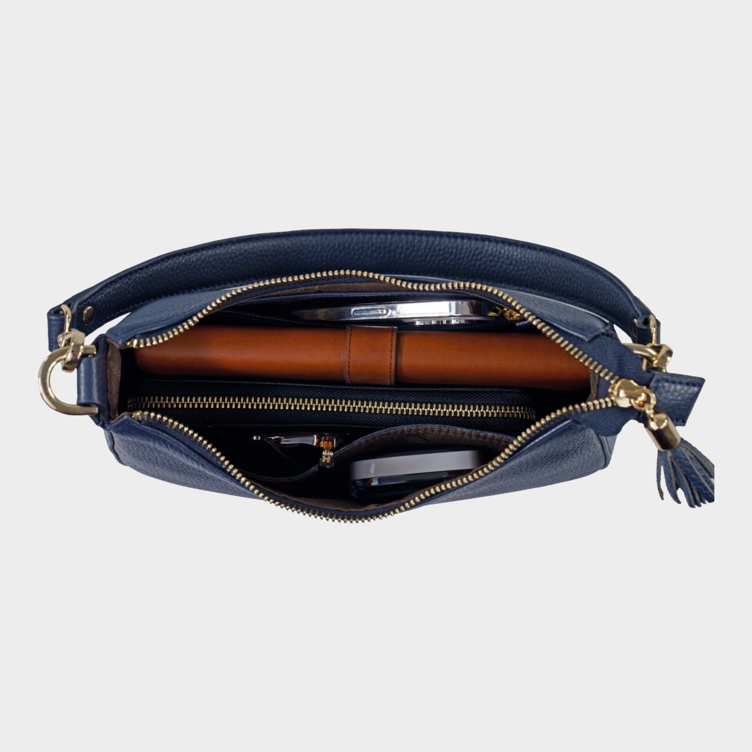 Braun Büffel Umhängetasche HANNA Mini Bag blau