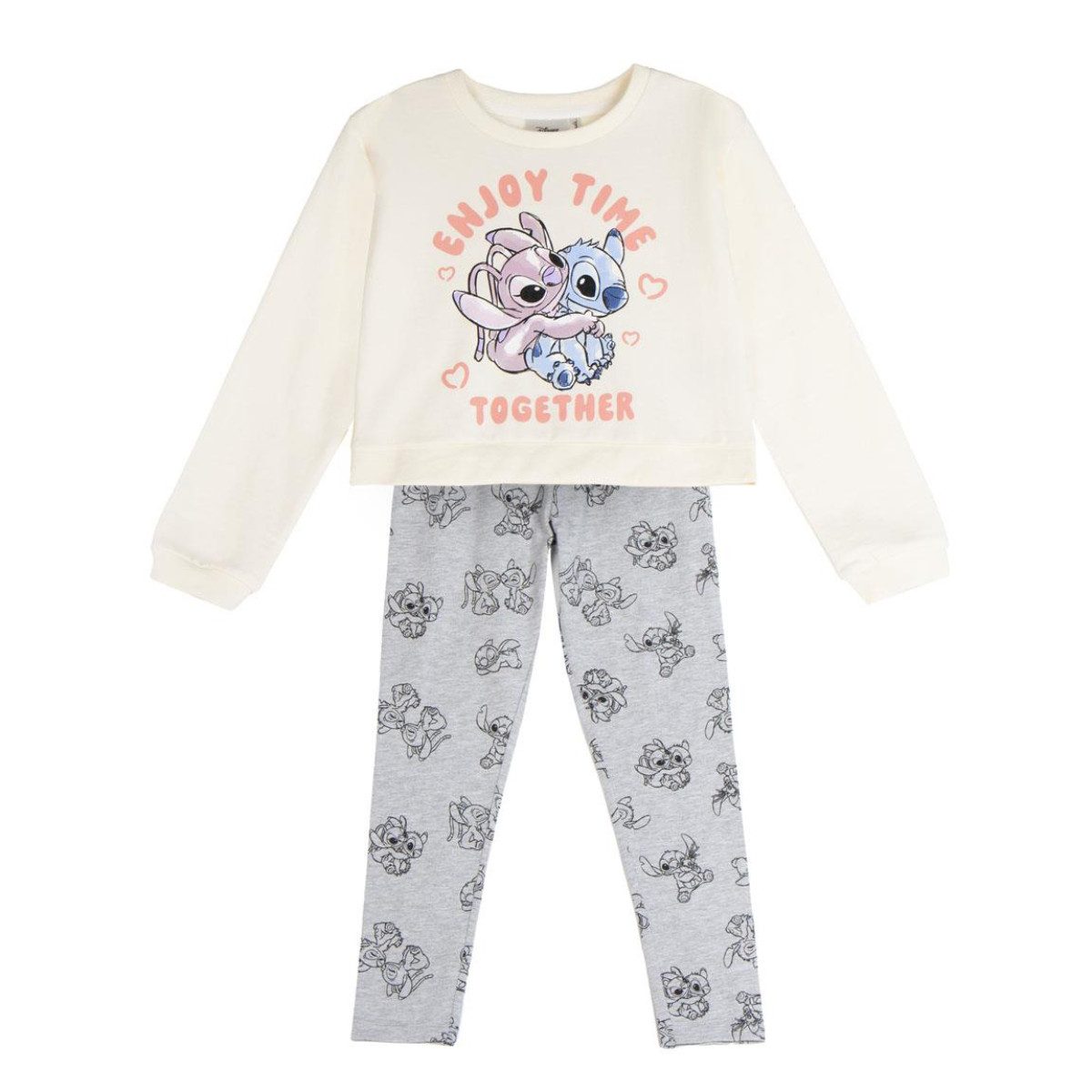 Cerda Pyjama Lilo & Stitch Pyjama Set 2-teilig Kinder Baumwoll-Mix