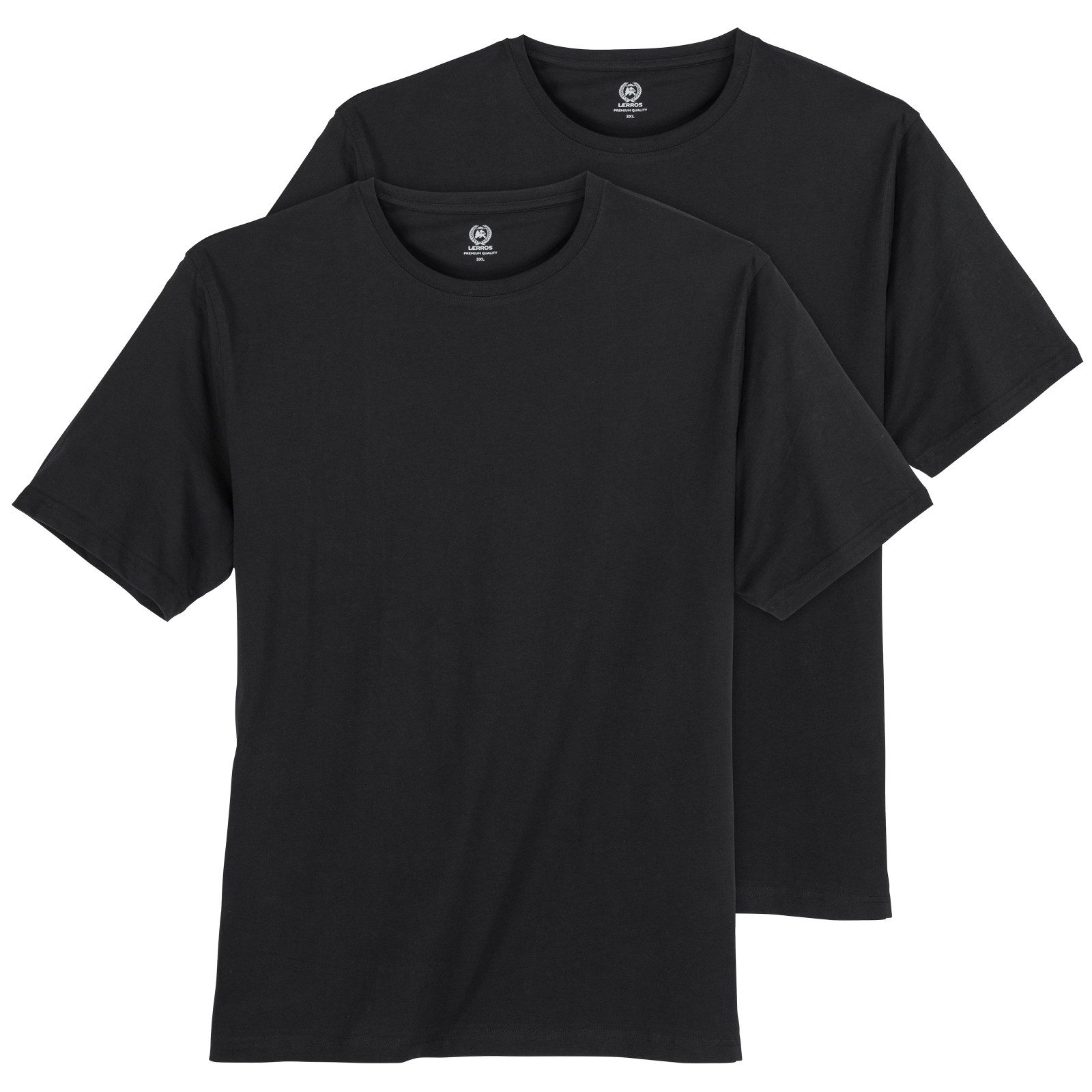 LERROS Rundhalsshirt Lerros XXL T-Shirt 2er-Pack günstig online kaufen