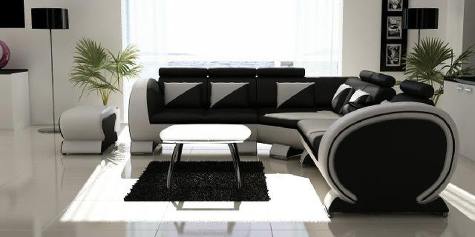 Xlmoebel Ecksofa Elegante Designer Lounge Polstercouch in hochwertiger Ausführung, Hergestellt in Europa