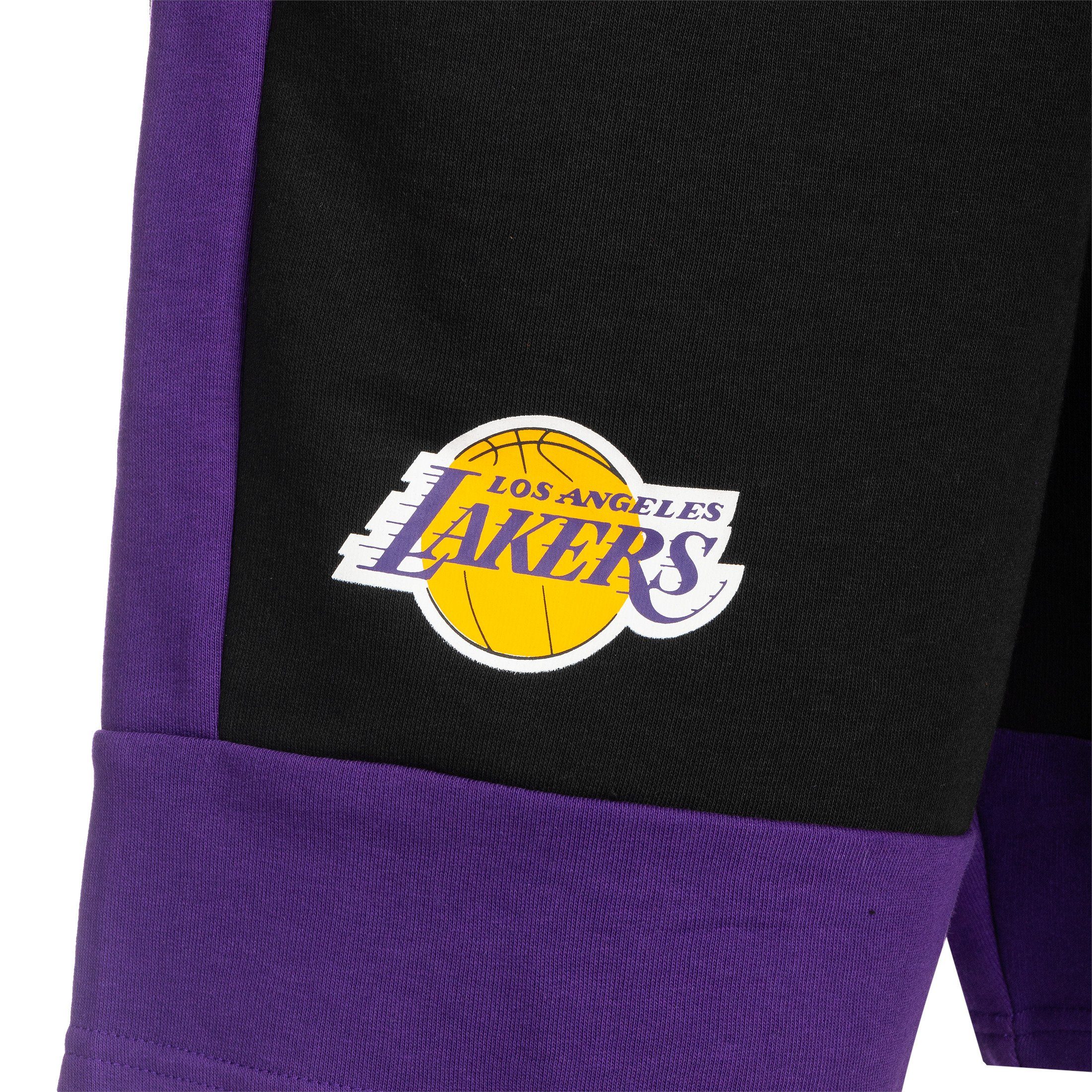 New Era Herren Lakers Shorts Los Colorblock NBA Angeles Trainingsshorts