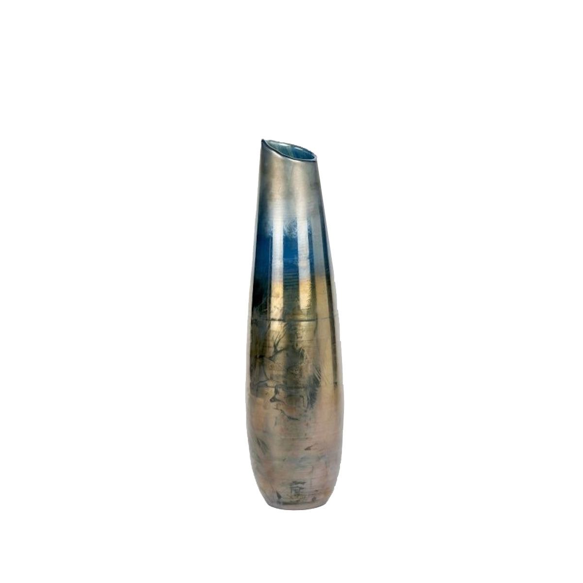 Lambert Dekovase Bartolommeo Vase metallic-blau H45,5 cm