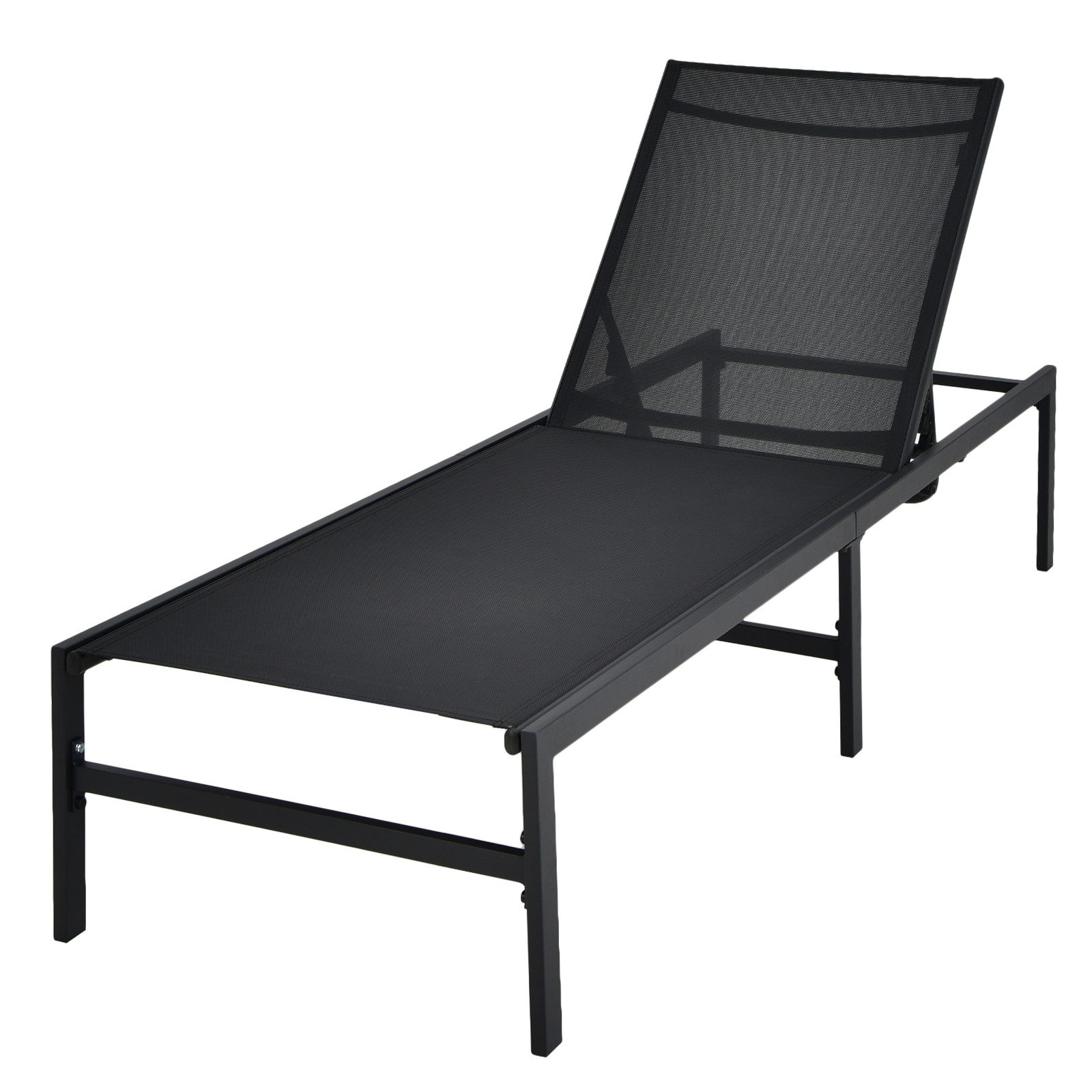 COSTWAY Gartenliege Sonnenliege, mit 6 verstellbarer günstig online kaufen