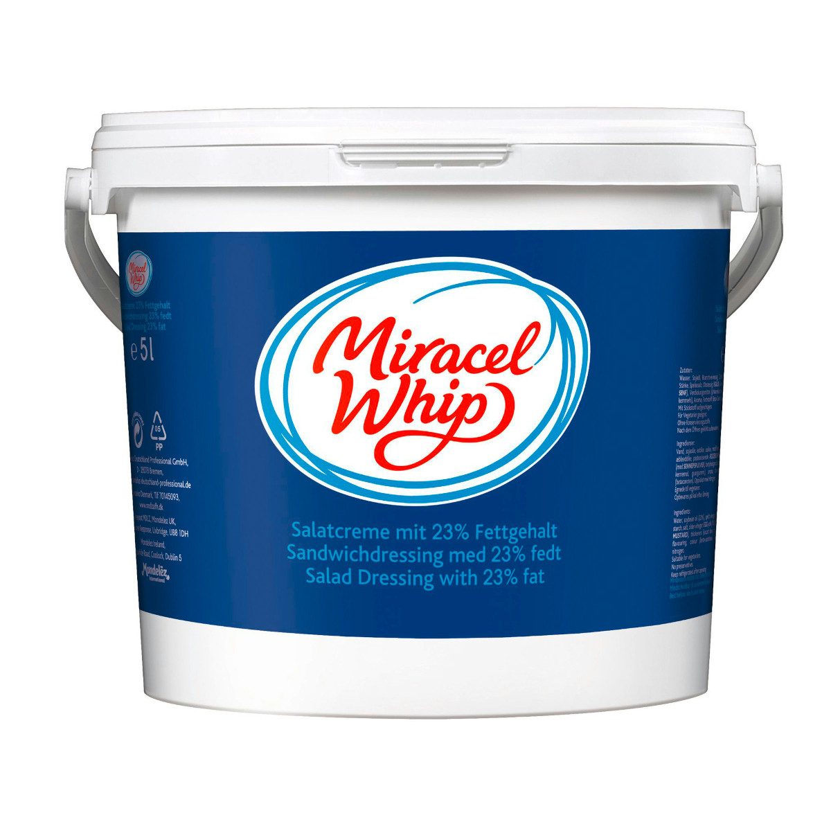 Kraft Saucen, Kraft Miracel Whip Salatcreme cremig mild servierfertig 5000ml