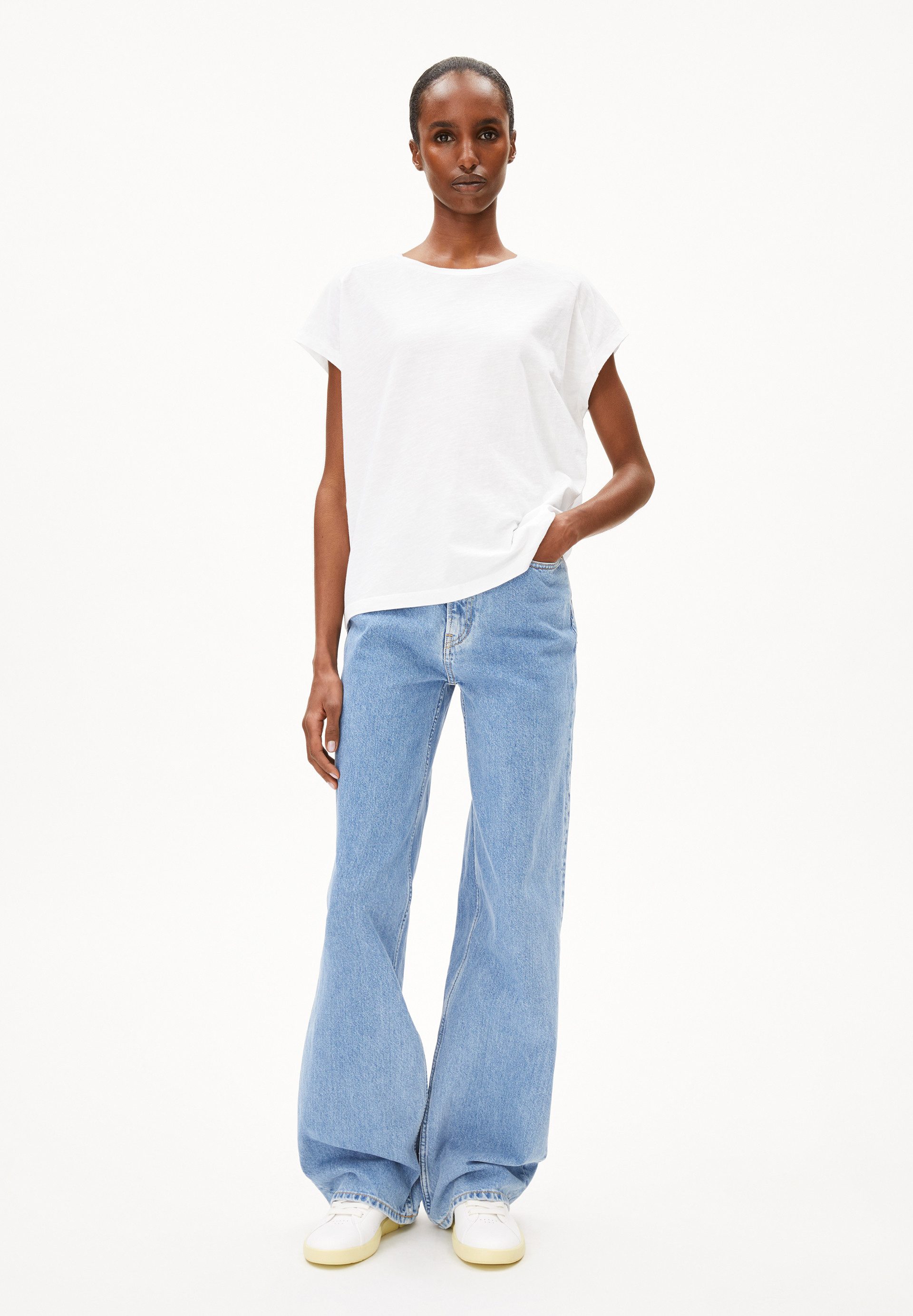 Armedangels T-Shirt ONELIAA T-Shirt aus Bio-Baumwolle Loose Fit (Loose Fit) günstig online kaufen