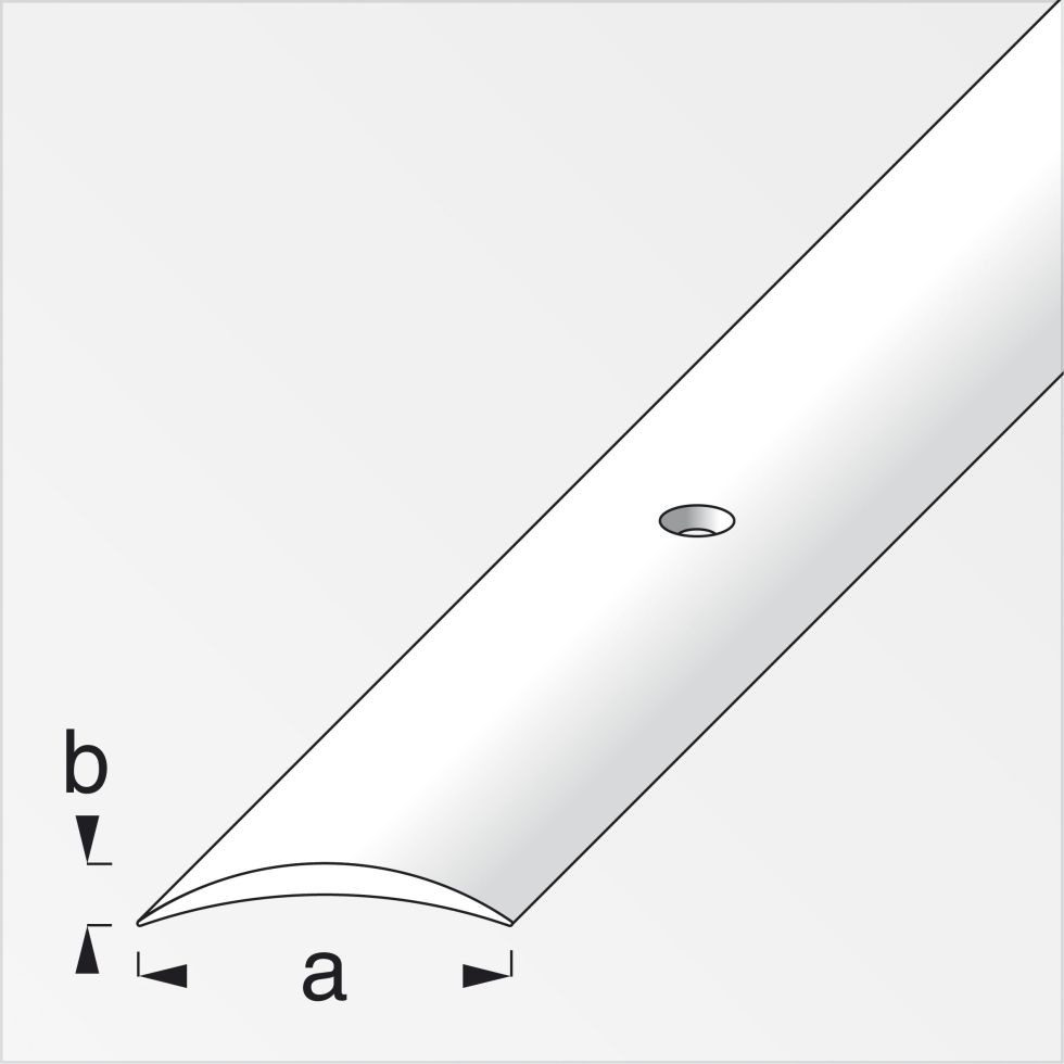 alfer Übergangsprofil alfer Übergangsprofil 1 m, 30 x 5 mm PVC