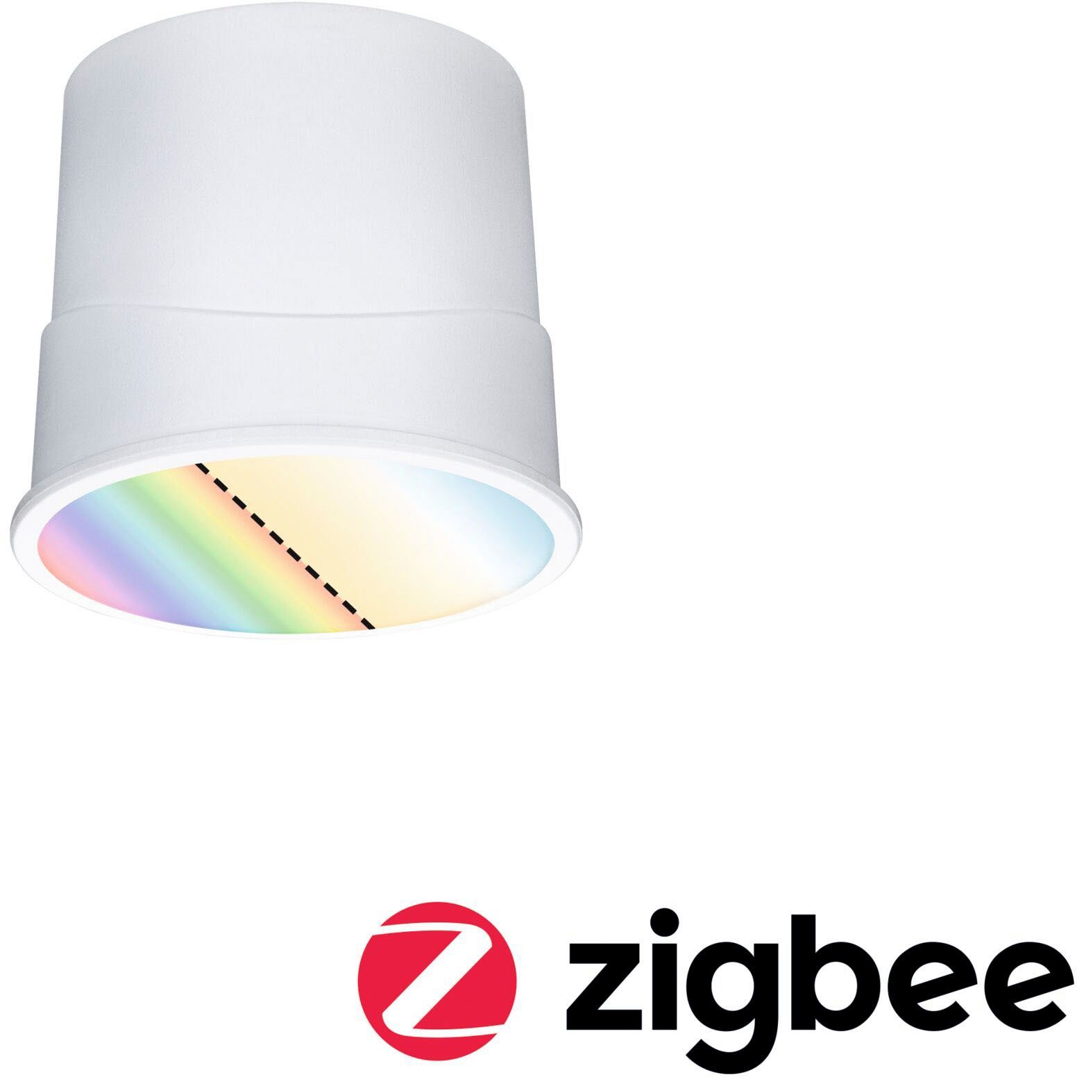 420lm, Base 230V Zigbee Tageslichtweiß, RGBW Einbauleuchte LED Paulmann
