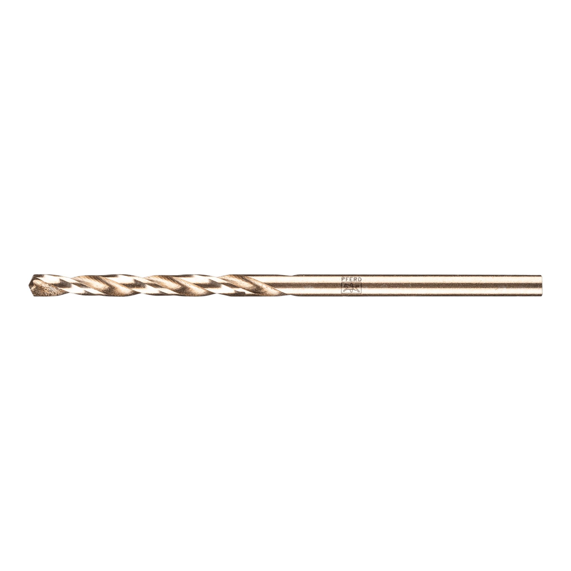 Pferd Metallbohrer PFERD TOOLS Spiralbohrer INOX Ø 2,5 mm HSS-E Co5 N DIN 338 135° für zä