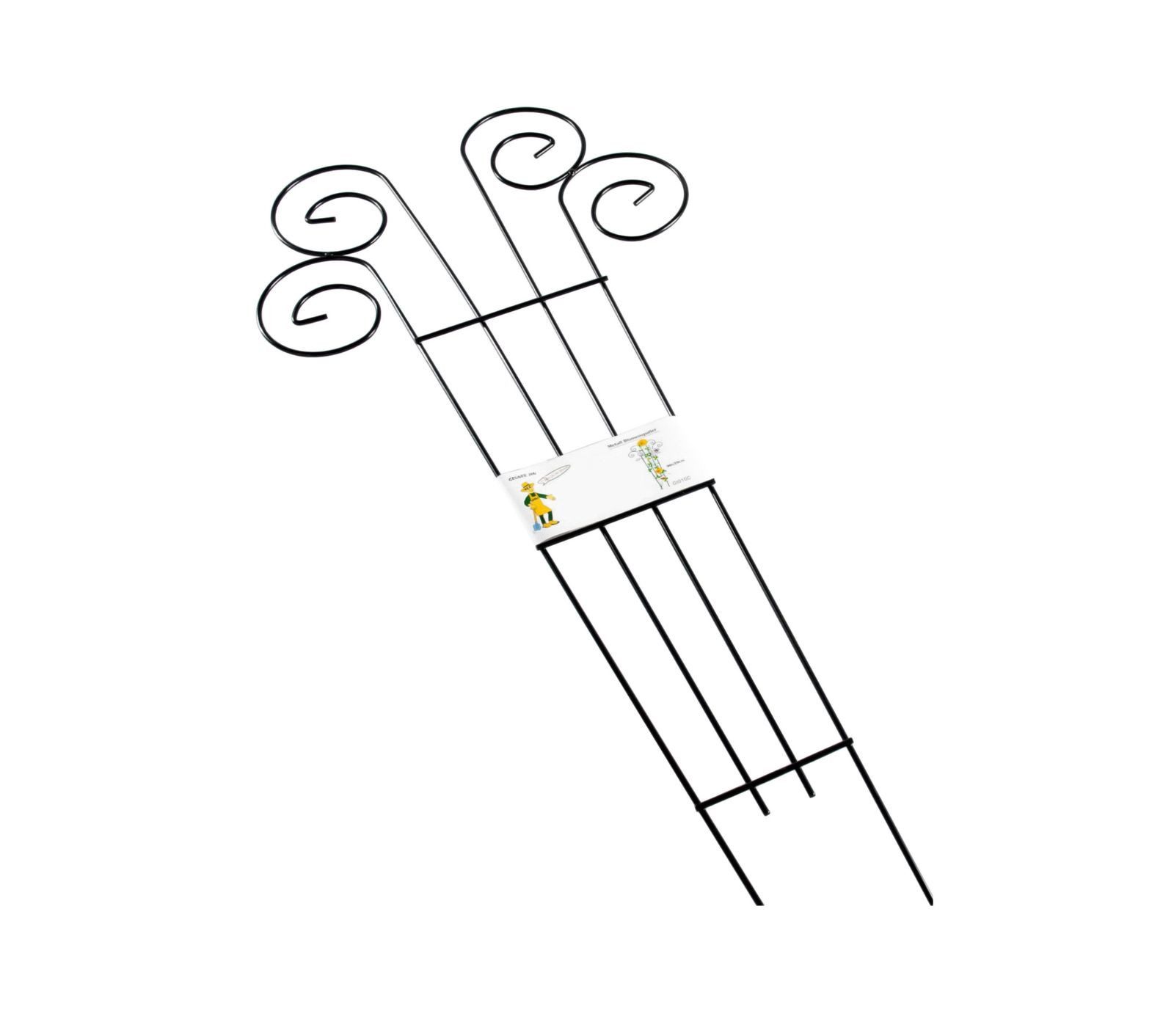 Grüner Jan Spalier Metall-Blumenspalier 90x39cm Rankhilfe Blumenstütze Rankgitter Pflanze