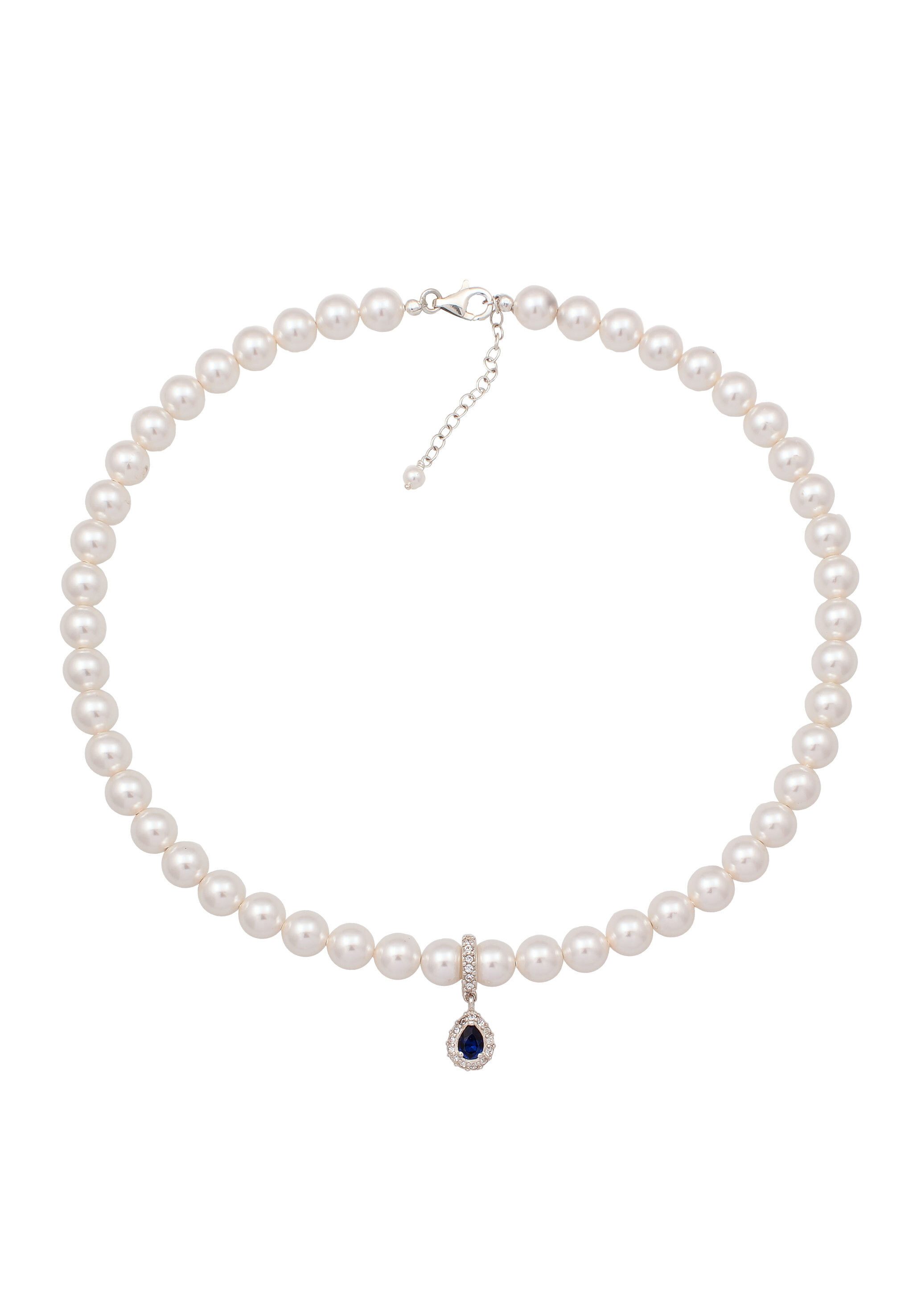 Elli Perlenkette mit Perlen von Swarovski® 925 Sterling Silber