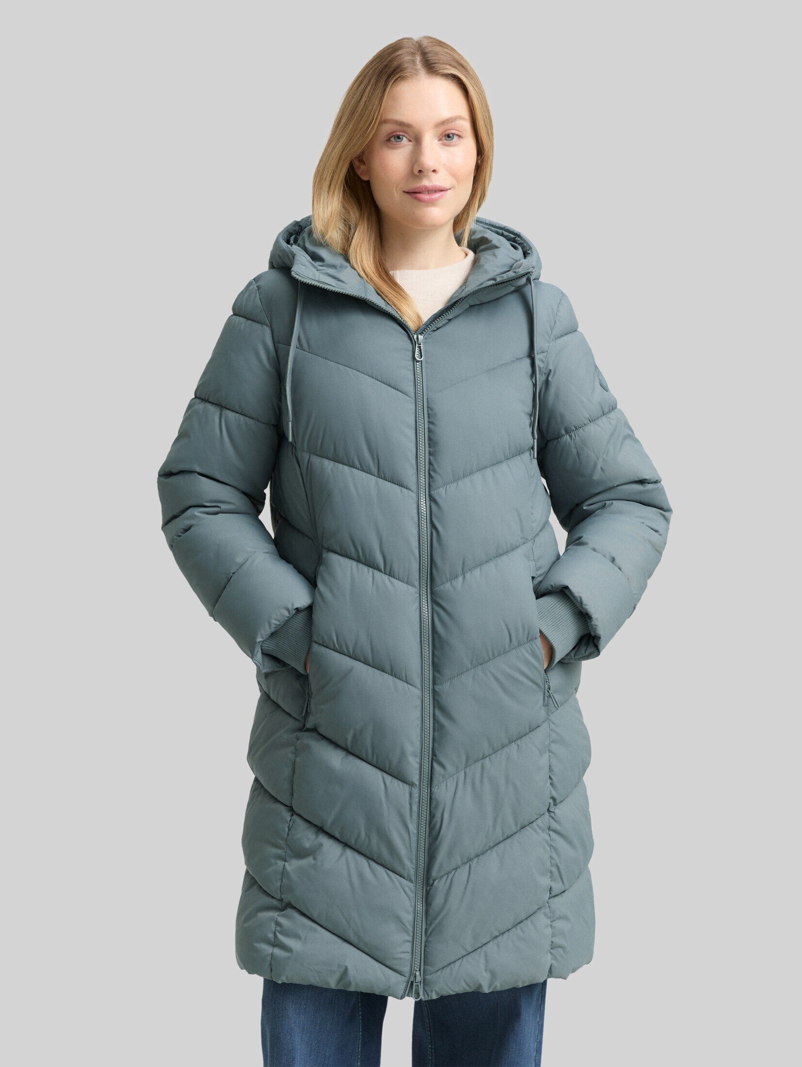 TOM TAILOR Steppmantel Jacken Puffer-Mantel mit Kapuze