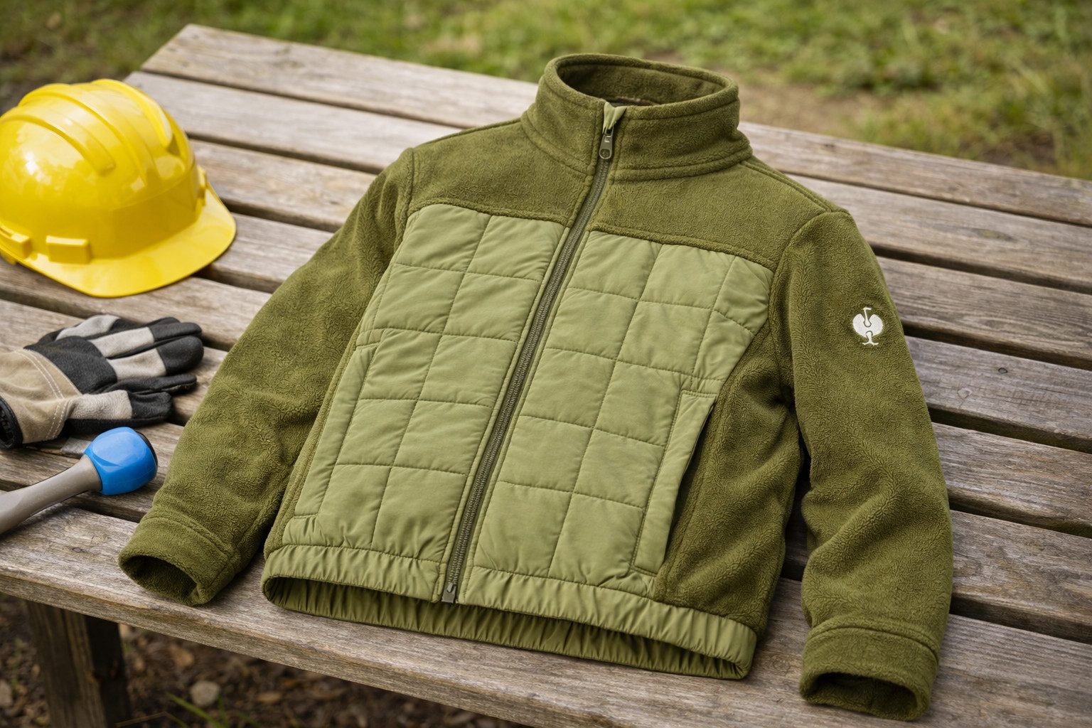 Engelbert Strauss Fleecejacke Hybrid Fleecejacke e.s.concrete, Kinder