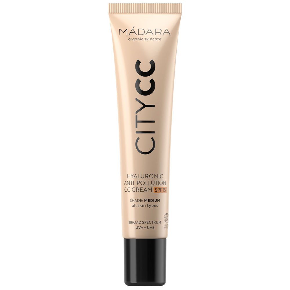 Madara Gesichtspflege Hyaluronic Anti-Pollution CC CREAM SPF medium beige, Beige, 40 ml