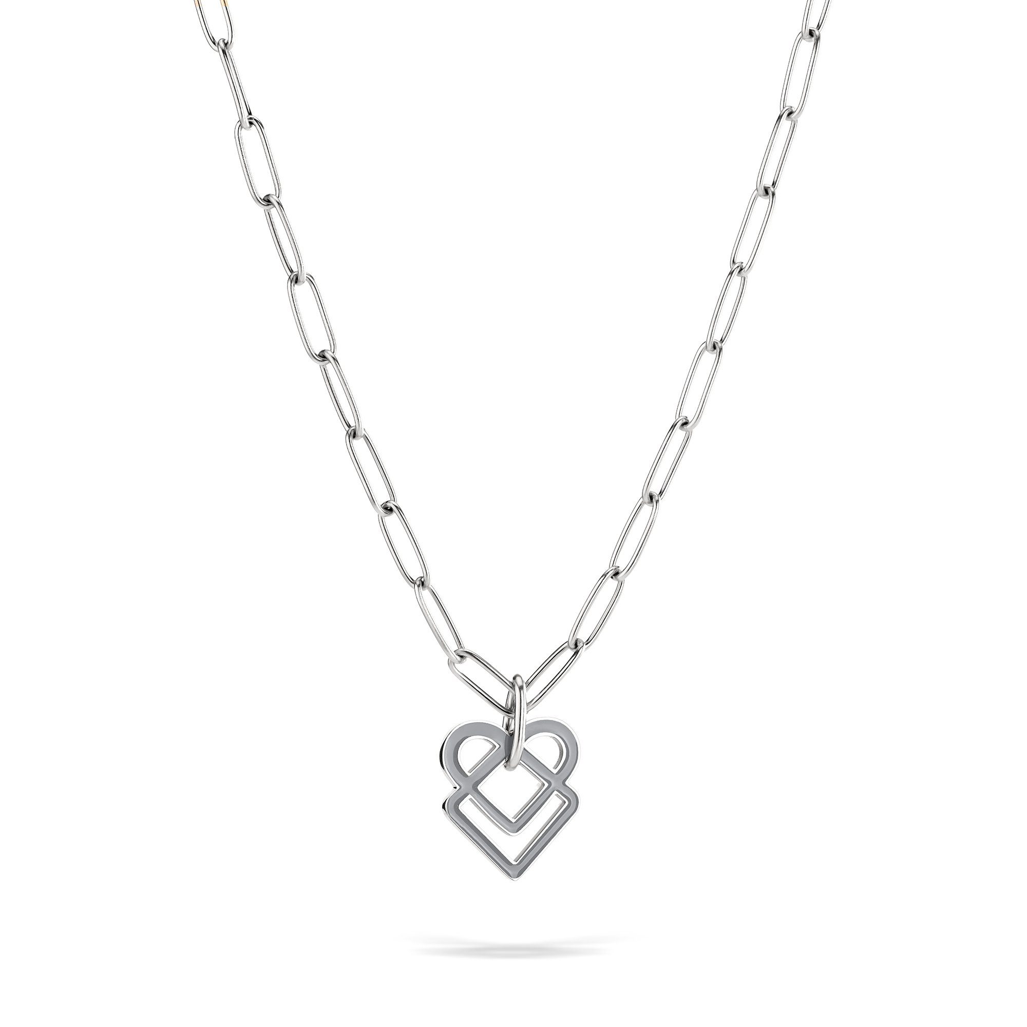 Liebeskind Berlin Collana In Acciaio Inox Bicolore Oro Rosa – Catena Ad Ancorina 45 Cm – Ciondolo Infinito – Regalo Ideale Per Lei