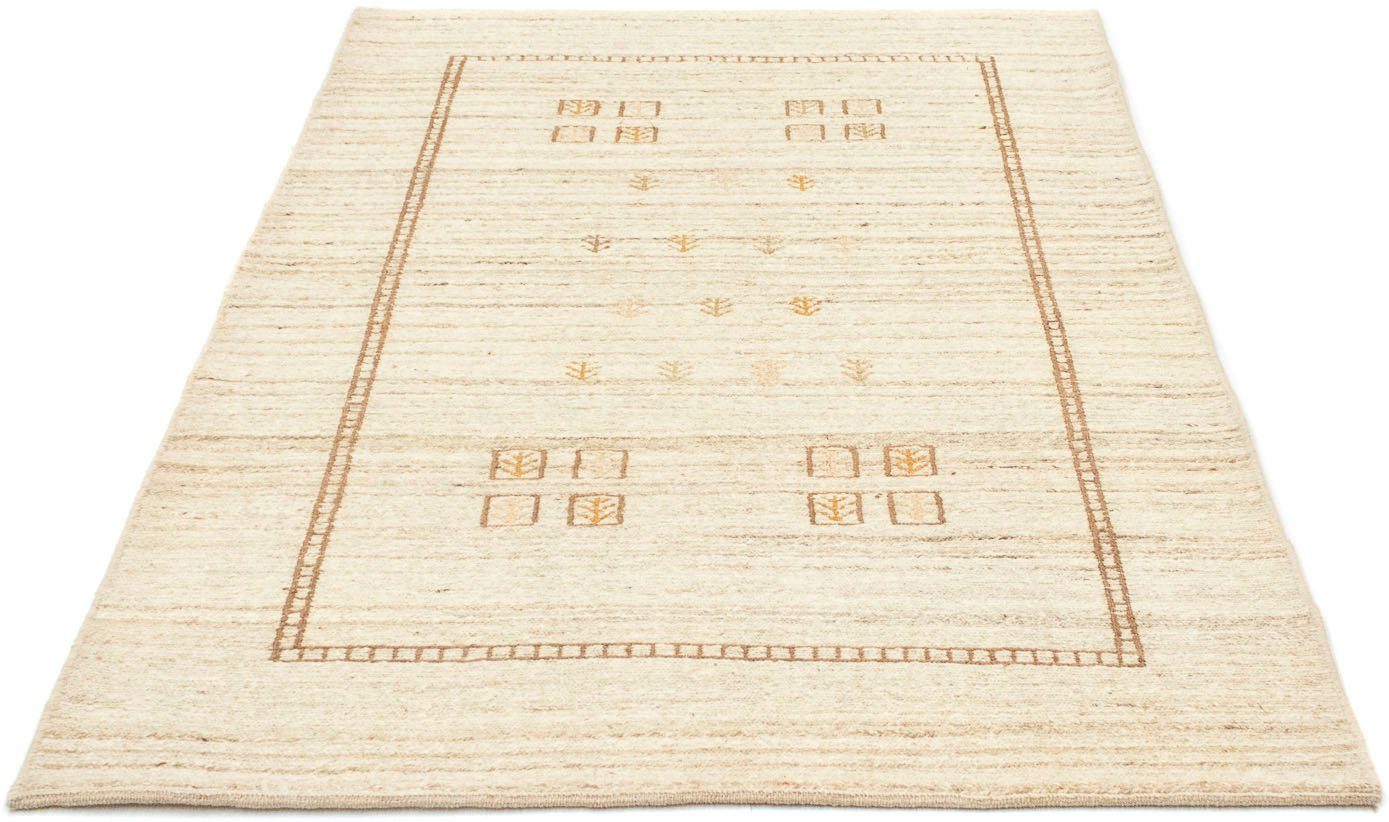 Wollteppich Gabbeh Teppich handgeknüpft beige, mm, 18 Höhe: rechteckig, handgeknüpft morgenland