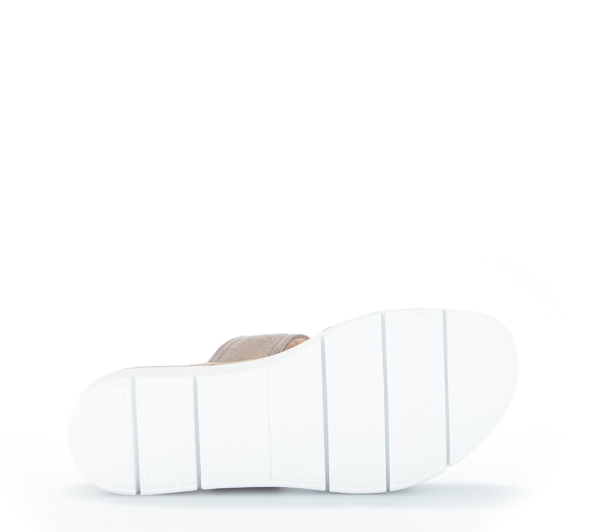 83.711.62 Beige 62) Pantolette / (muschel Gabor