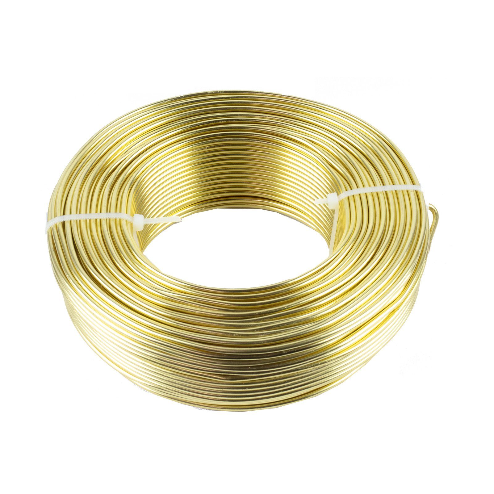 - & GmbH 60 gold - Aluminiumdraht mm g 2 x m H - Draht R Ø 500