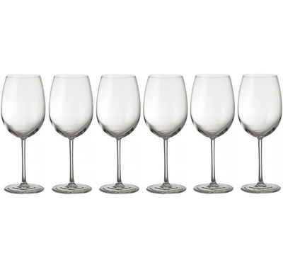 JAMIE OLIVER Gläser-Set WAVES 6er Kristall Weißweingläser 580ml klar bruchfest Weinglas-Set, robust und langlebiges Material, Weinglas Rotweinglas, Weißweinglas Wein Gläser Glas Kristallglas