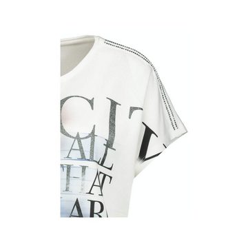 Monari T-Shirt offwhite regular (1-tlg)