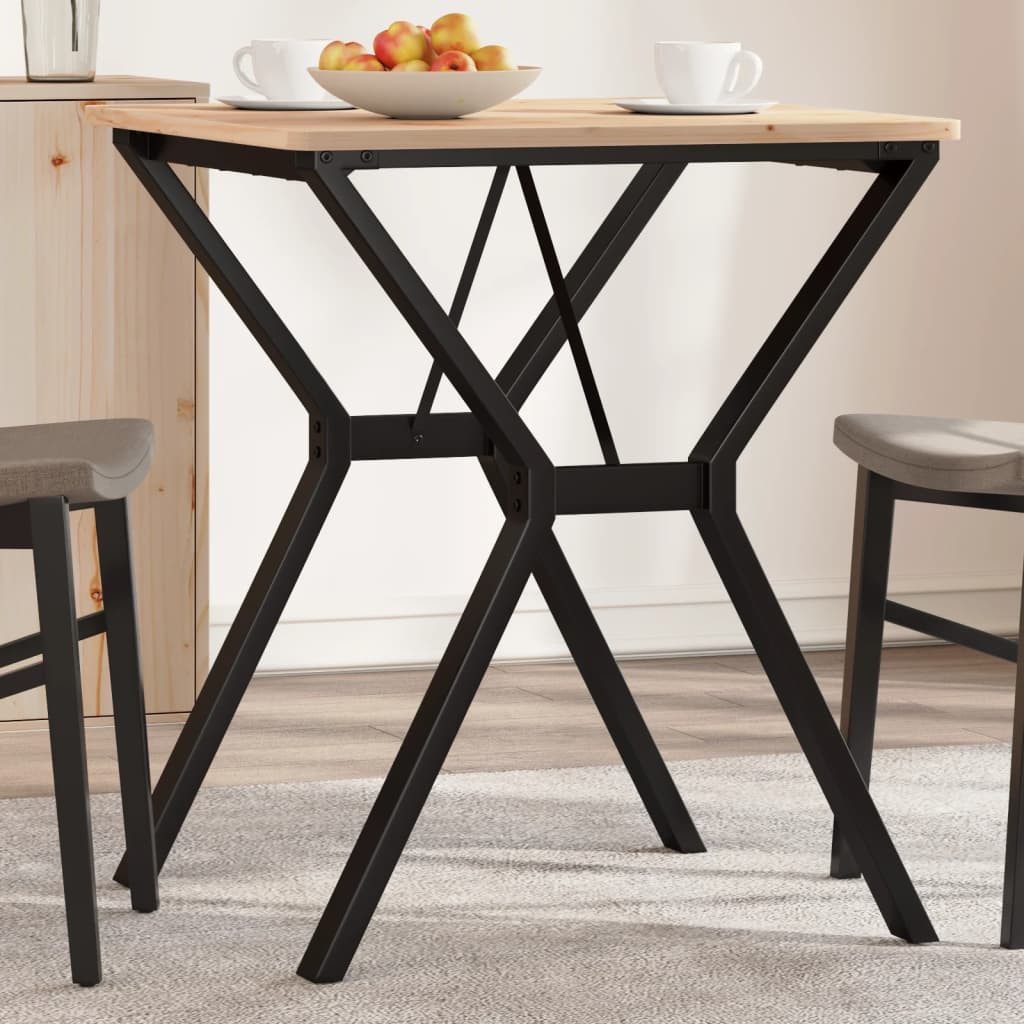 Esstisch Esstisch-Gestell in Y-Form 60x60x73 cm Gusseisen