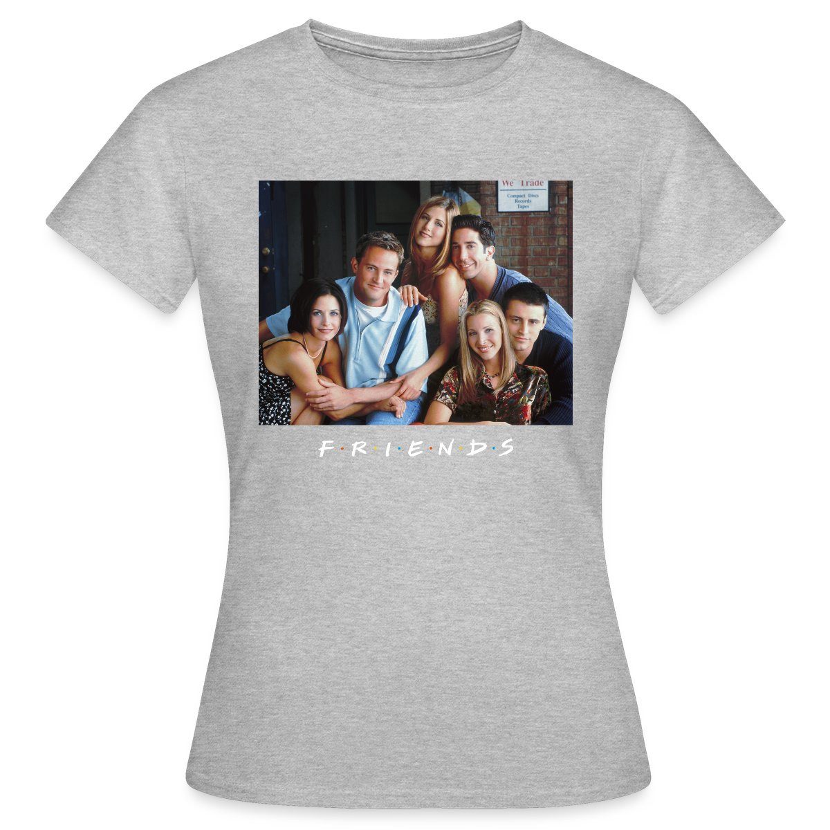 Spreadshirt T-Shirt Friends Foto Frauen T-Shirt (1-tlg)