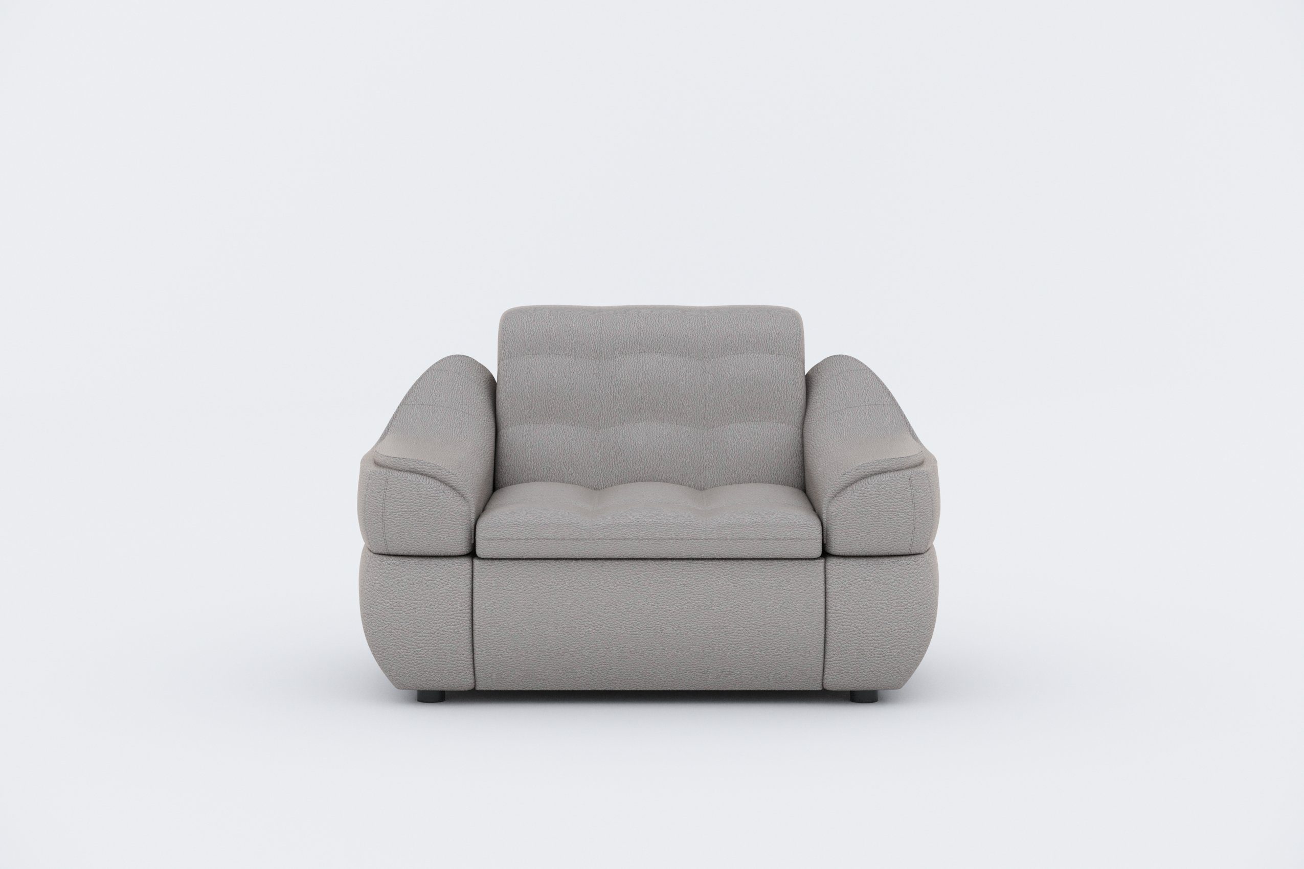 Stylefy Polstergarnitur Alisa, (Set (3-tlg), made Europa aus Sessel, und 2-Sitzer Sofa, in bestehend 2,5-Sitzer Design, Modern Sofa