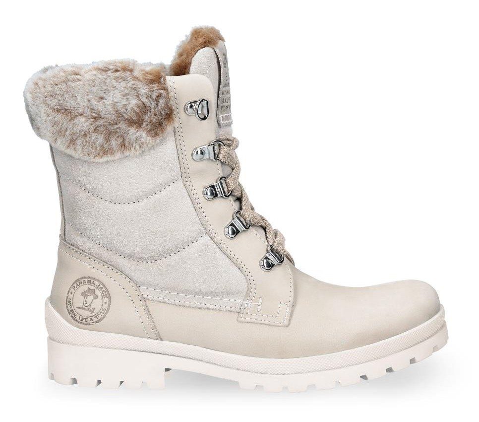 Panama Jack Tuscani Winterboots mit kuscheligem Fellimitat-Kragen Eis