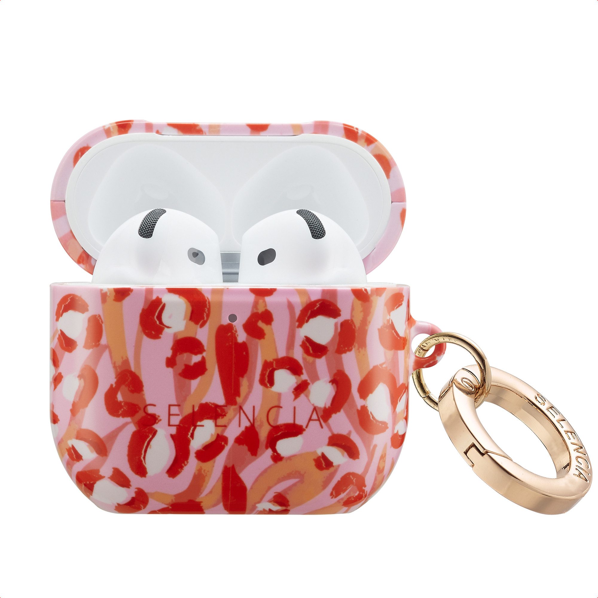 Selencia Kopfhörer-Schutzhülle Selencia Vivid Case Apple AirPods 5 / 4 - Wild Spots Lipstick von Selencia