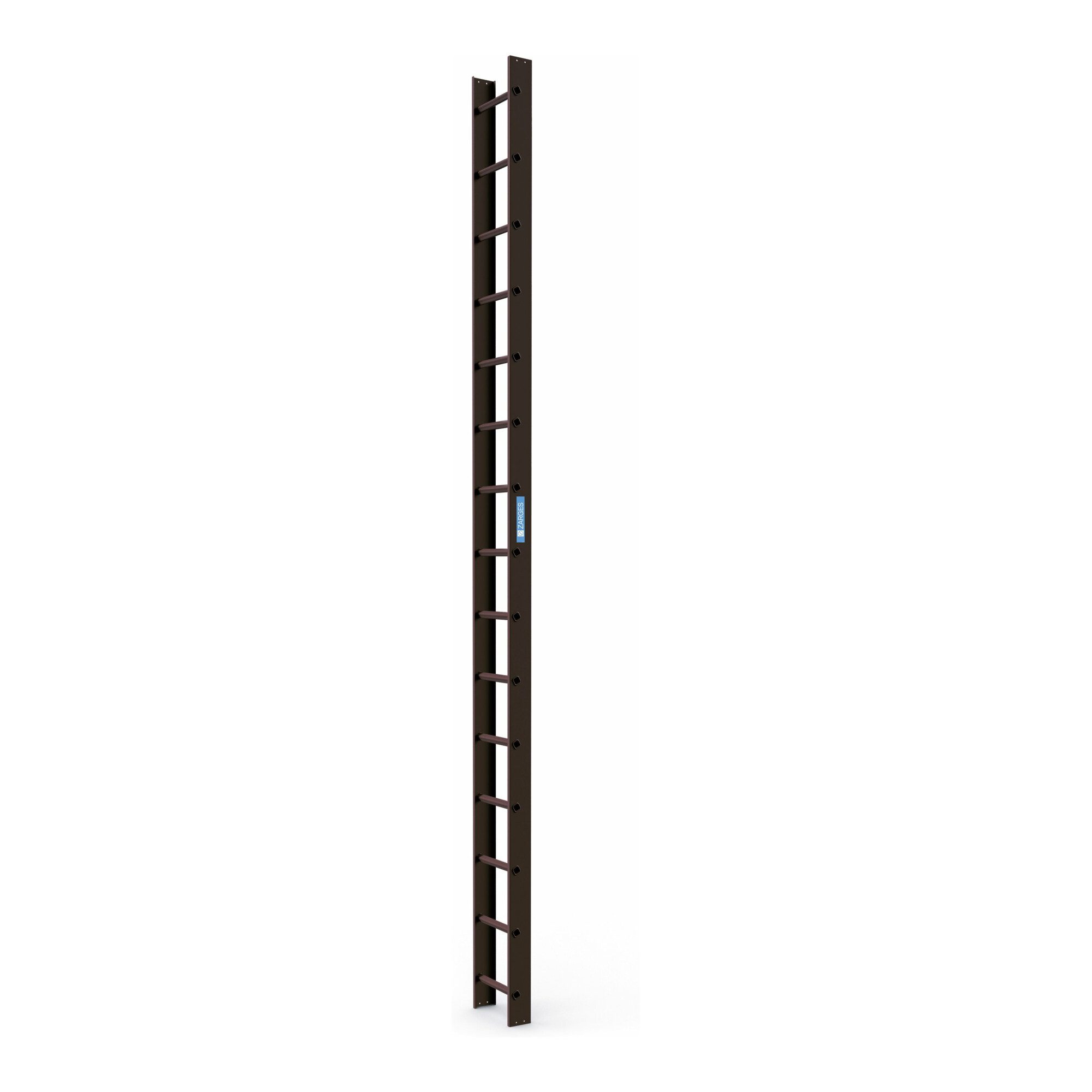 Zarges Dachleiter ZARGES Dachleiter 4.2 m Braun 15 Sprossen
