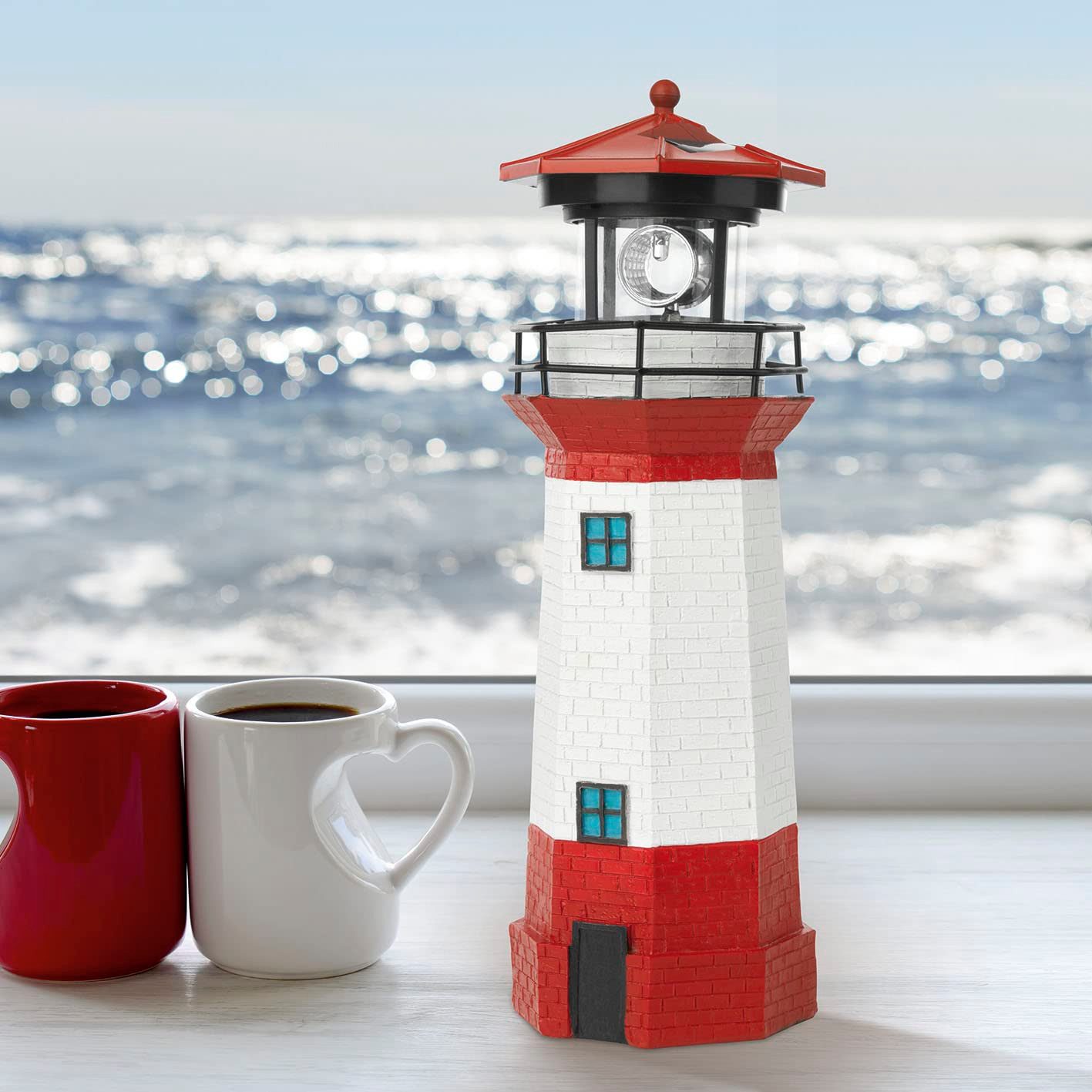 BlingBin LED Solarleuchte LED Solar Leuchtturm günstig online kaufen
