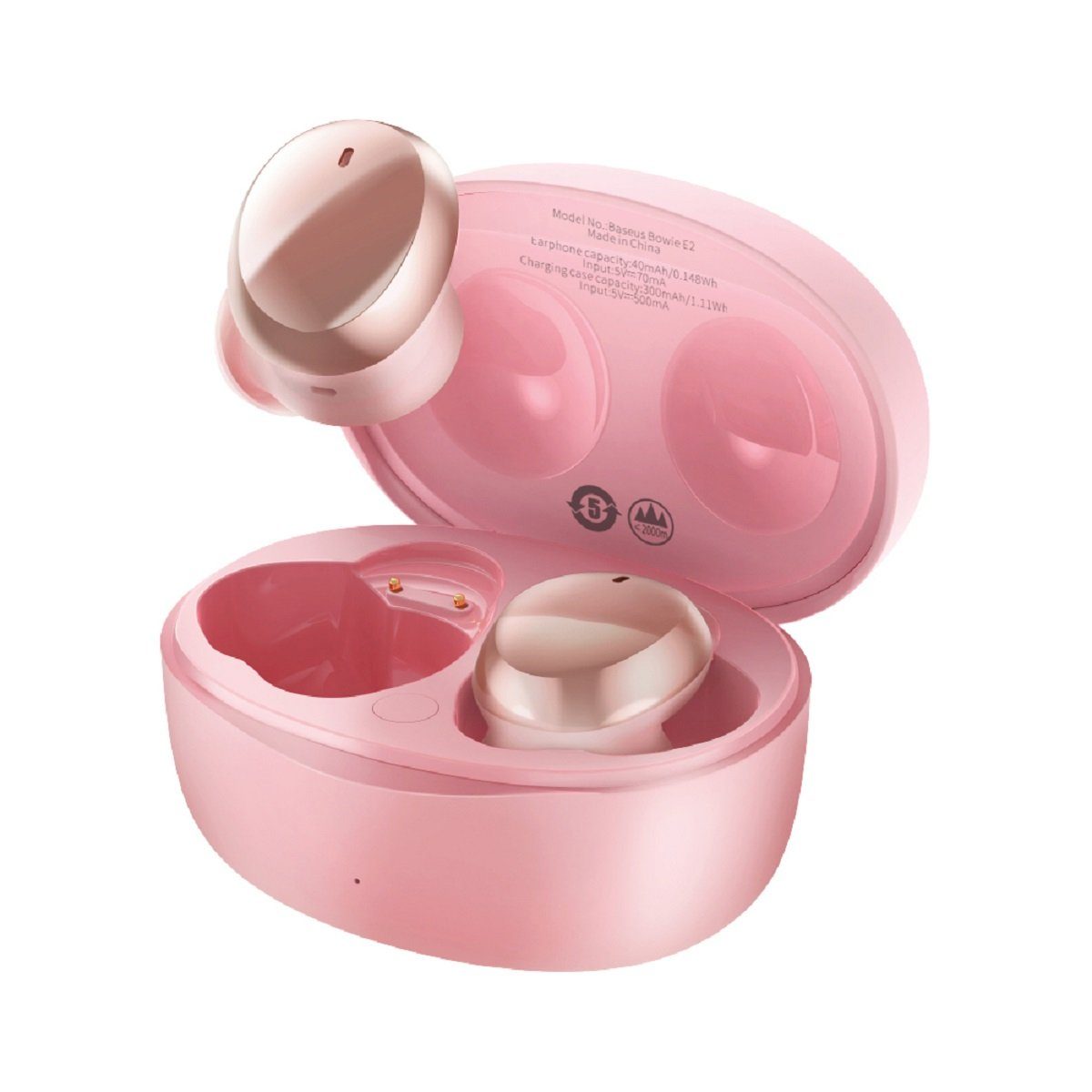 Baseus Baseus Bowie E2 TWS Wireless Наушники Wasserdicht IP55 Bluetooth-Kopfhörer (Bluetooth, Touch Control, TWS, Wireless, Bluetooth 5.2, Wasserdicht: IP55 zertifiziert)