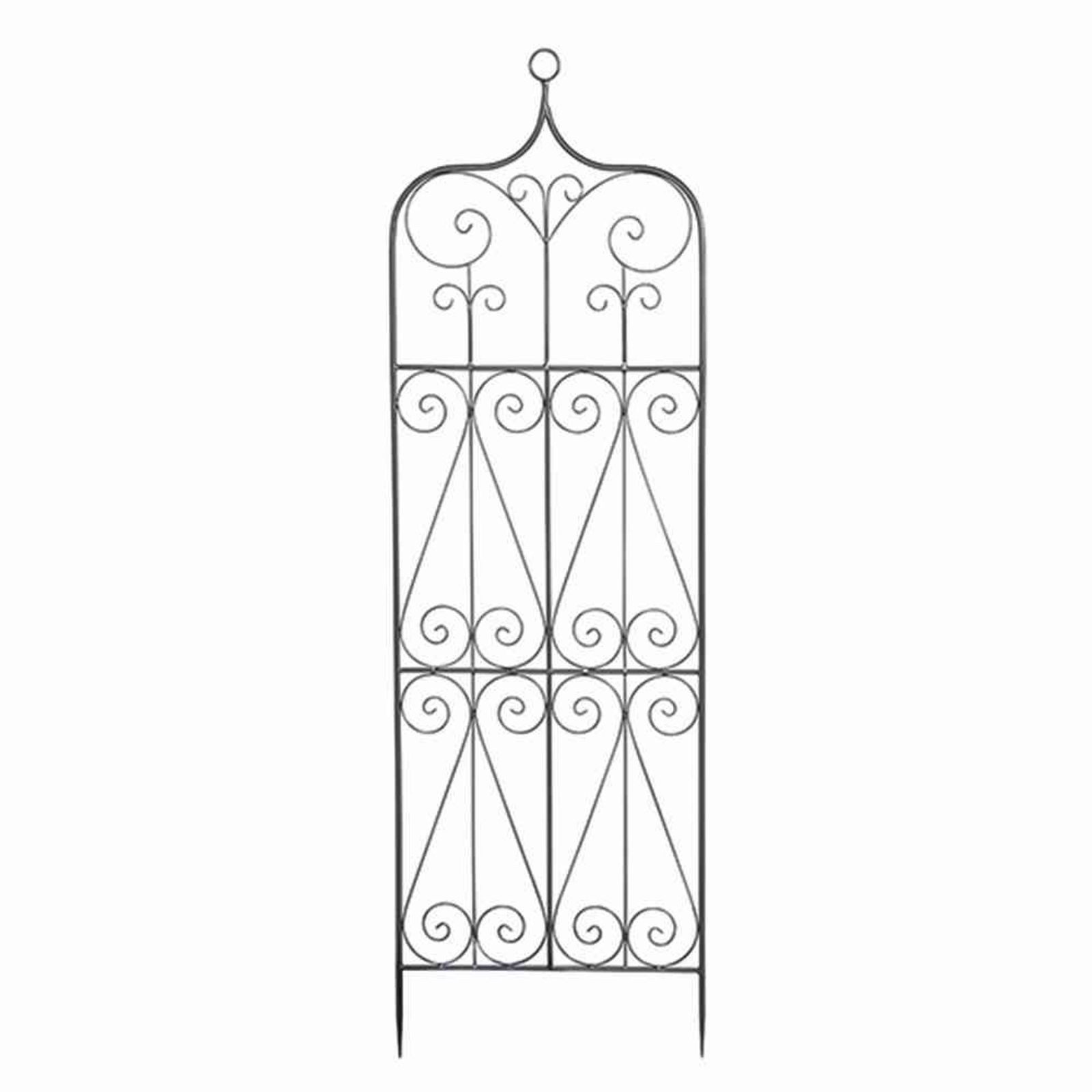 Siena Garden Rankgitter Rankgitter, Metall anthrazit, unterverzinkt 51 x 164 cm