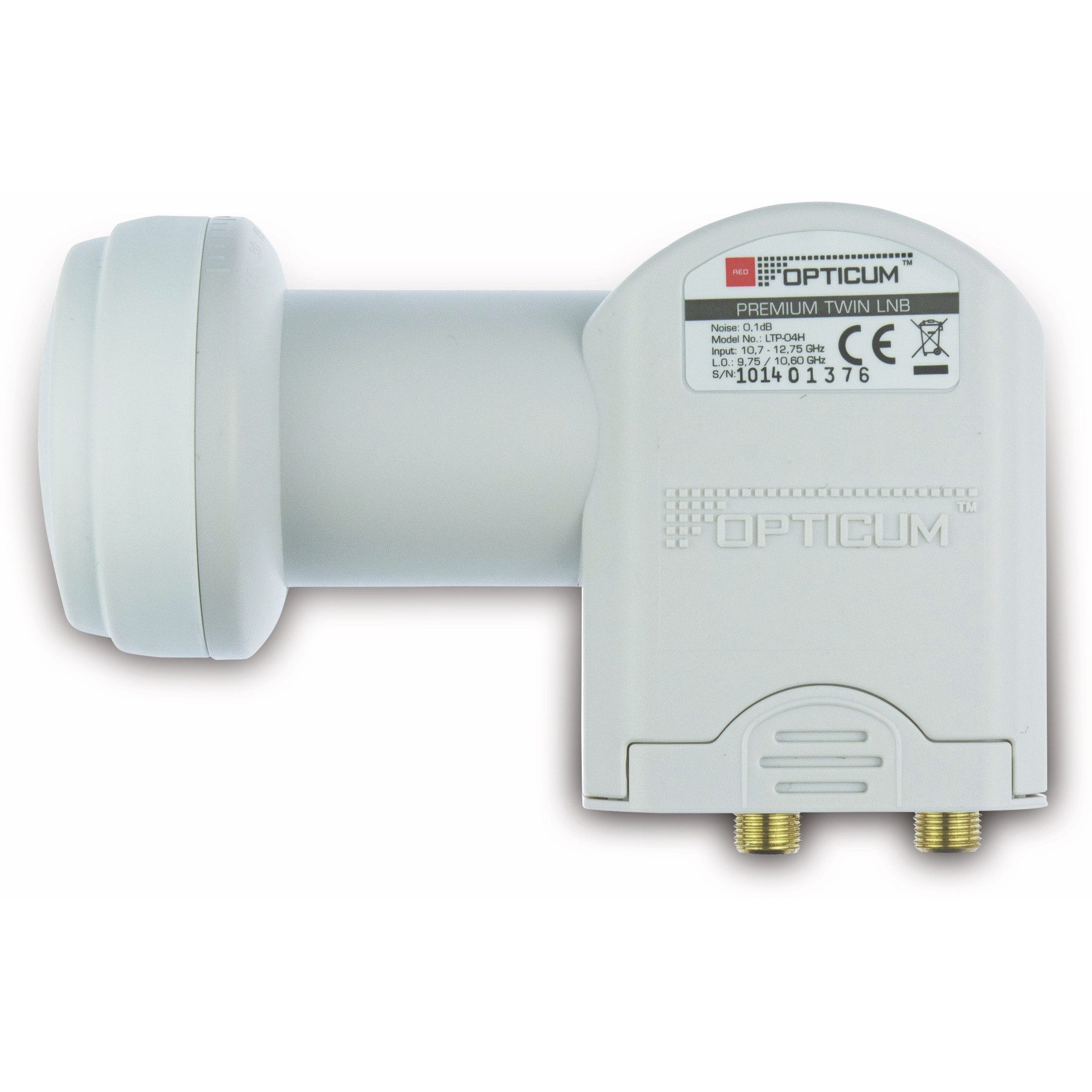 RED OPTICUM RED OPTICUM Twin-LNB LTP-04H Universal-Twin-LNB
