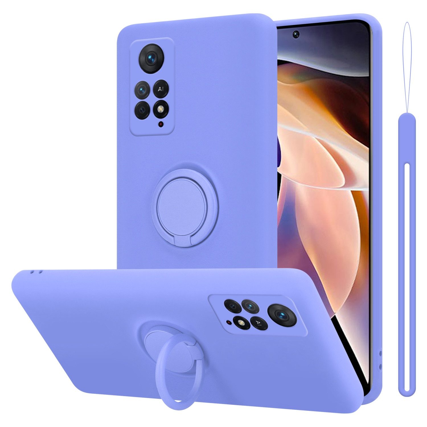 Cadorabo Handyhülle für Xiaomi RedMi NOTE 11 PRO 4G / 5G Hülle Xiaomi RedMi NOTE 11 PRO 4G / 5G, Robustes Hard Case - Handy Schutzhülle - Hülle - Back Cover Bumper