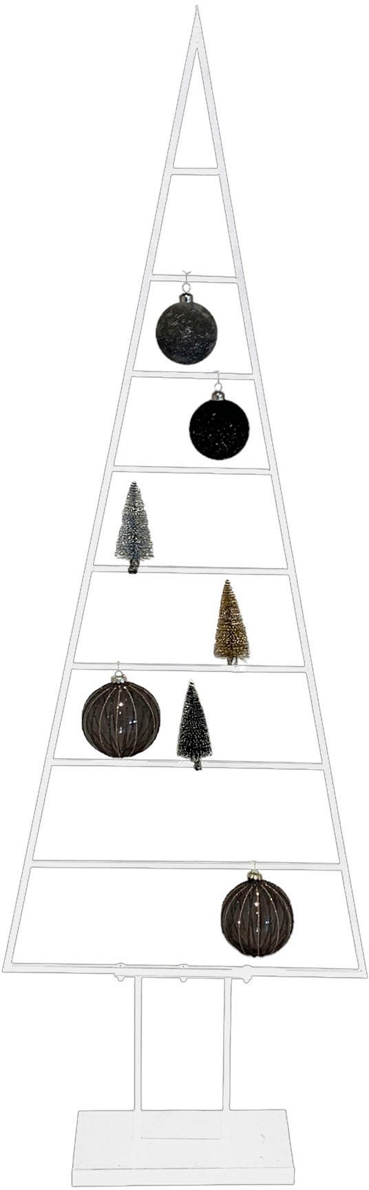 my home Dekobaum Weihnachtsdeko (1 St), Metall individuellen zum Dekorieren aus weiß Maischa