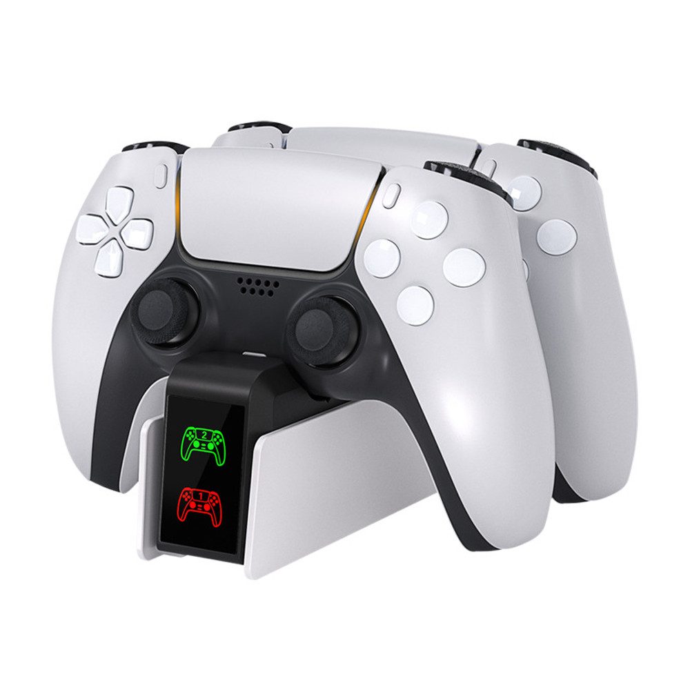 TUWENA PS5 Controller Ladestation,PS5 Ladestation mit Schnelllade/LED-Anzeige Controller-Ladestation